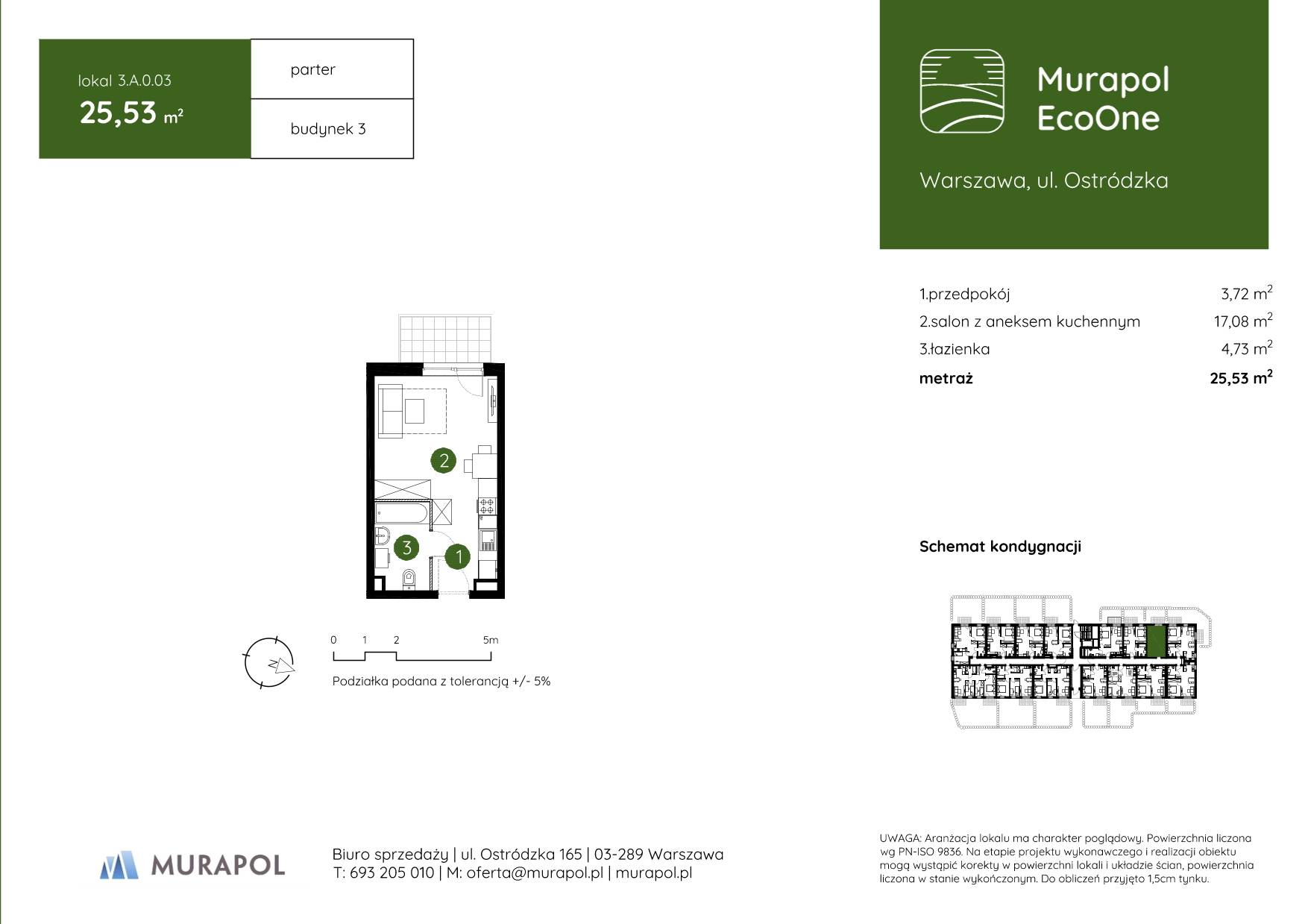 Murapol EcoOne – inwestycja Murapol - lokal 3.A.0.03, budynek A