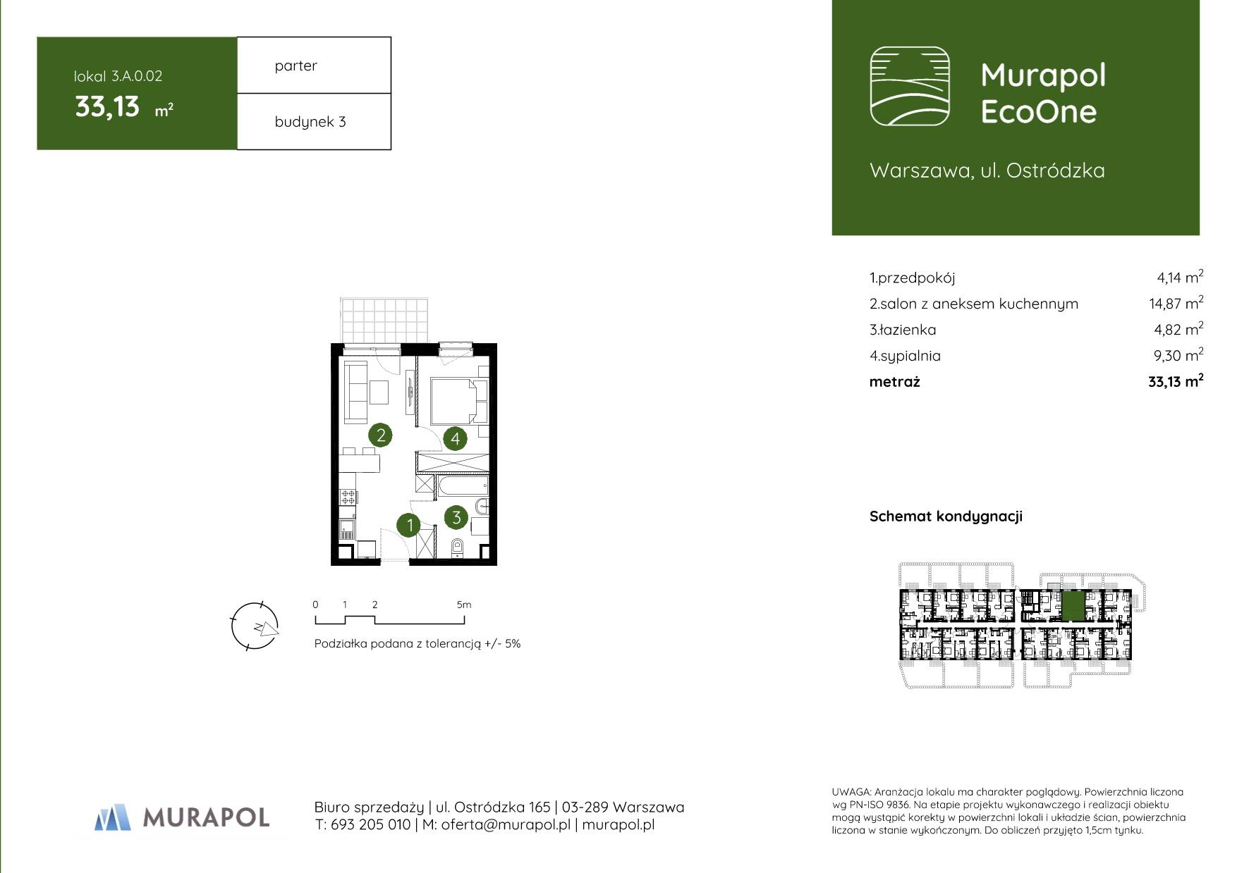 Murapol EcoOne – inwestycja Murapol - lokal 3.A.0.02, budynek A