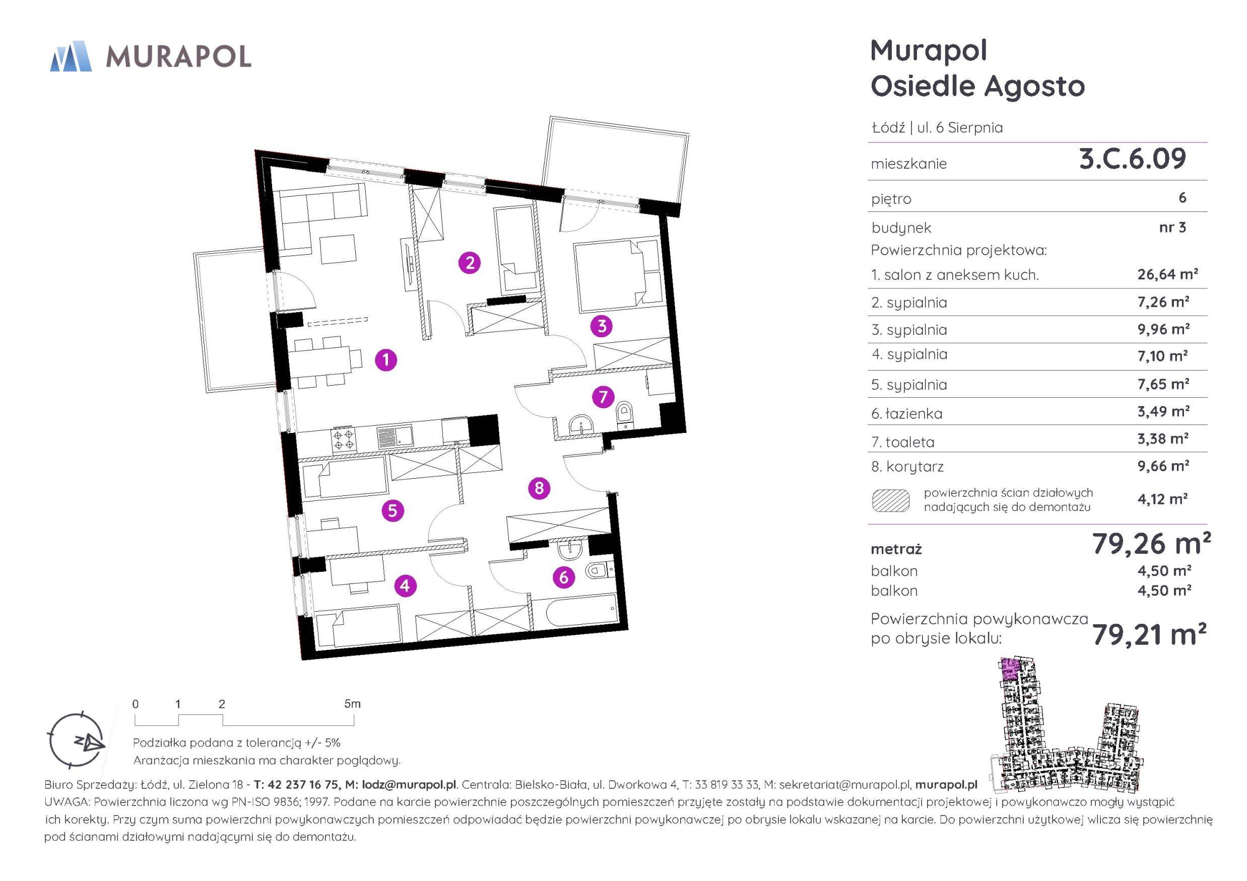 Murapol Agosto – inwestycja Murapol - lokal 3.C.6.09, budynek C