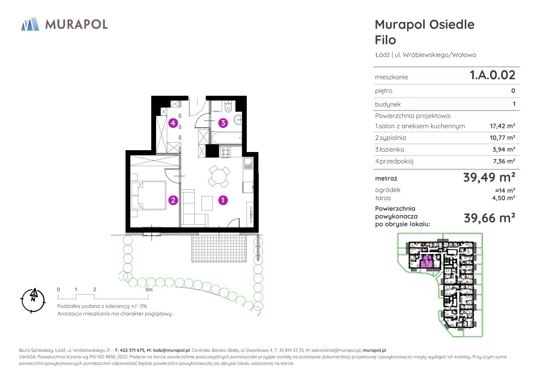 Murapol Osiedle Filo - lokal 1.A.0.02, budynek A