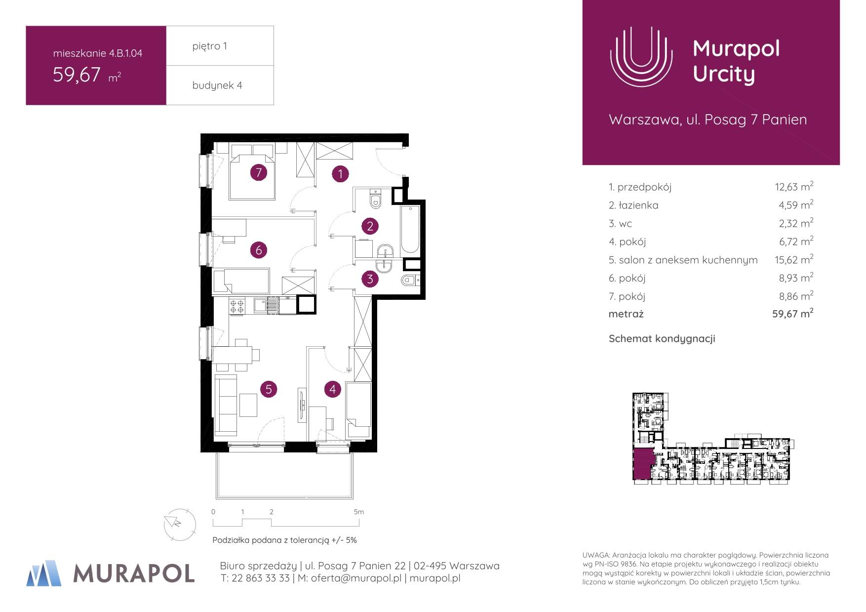 Murapol Urcity – inwestycja Murapol - lokal 4.B.1.04, budynek B