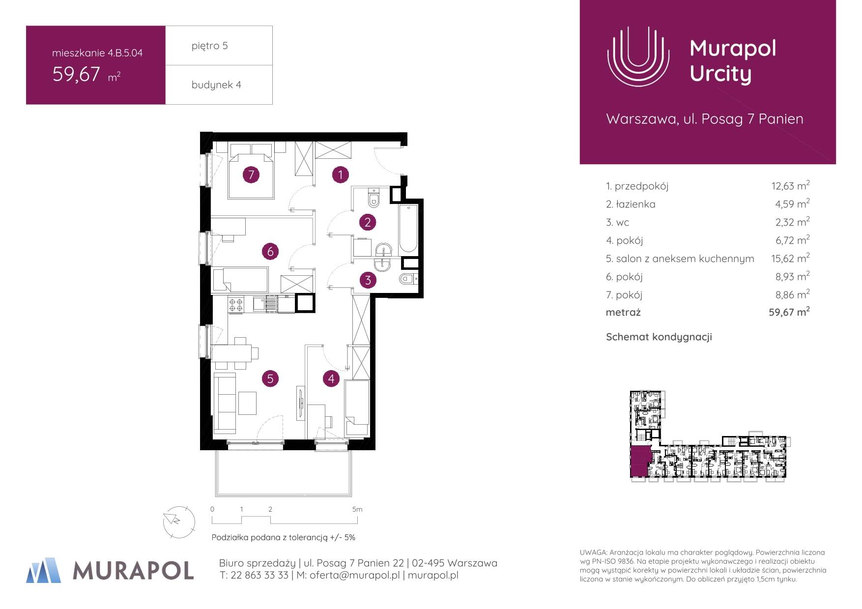 Murapol Urcity – inwestycja Murapol - lokal 4.B.5.04, budynek B