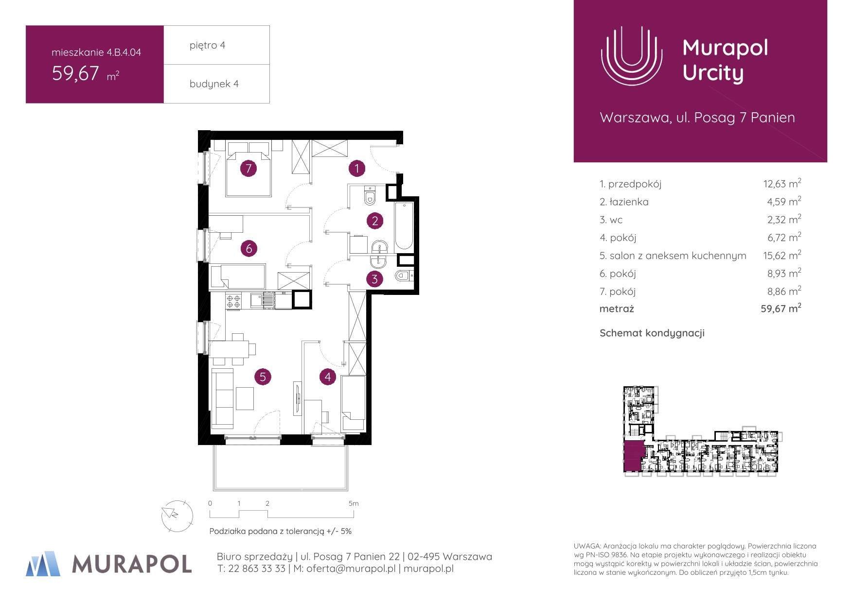 Murapol Urcity – inwestycja Murapol - lokal 4.B.4.04, budynek B