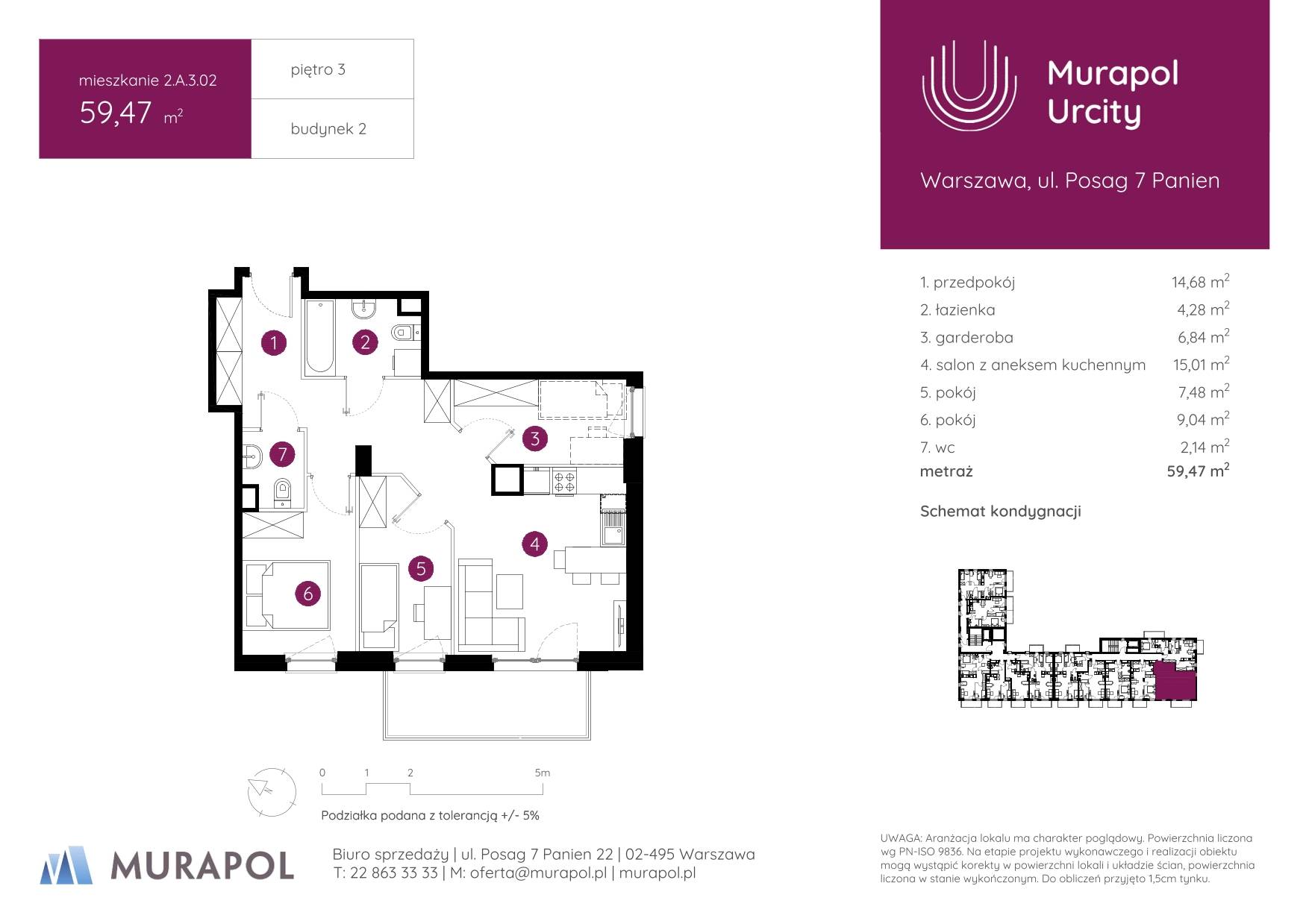 Murapol Urcity – inwestycja Murapol - lokal 2.A.3.02, budynek A