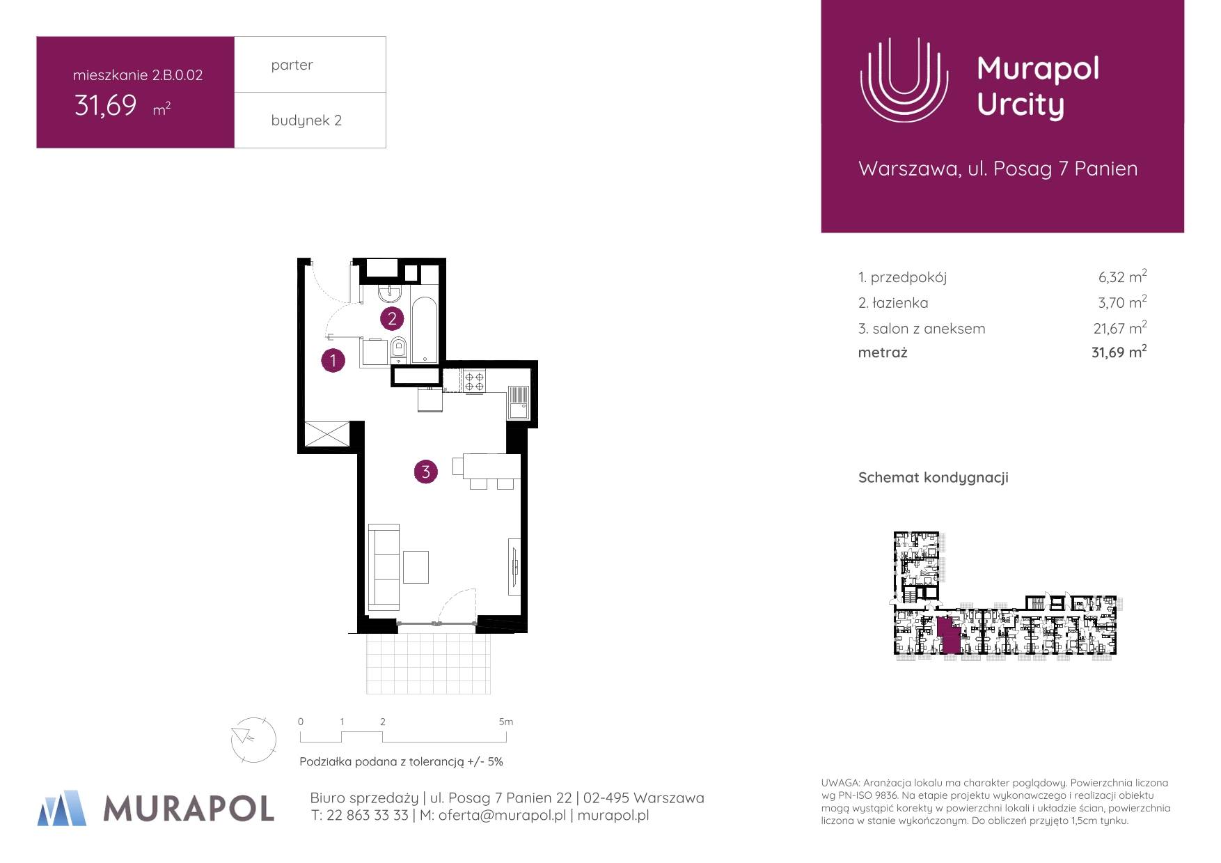 Murapol Urcity – inwestycja Murapol - lokal 2.B.0.02, budynek B