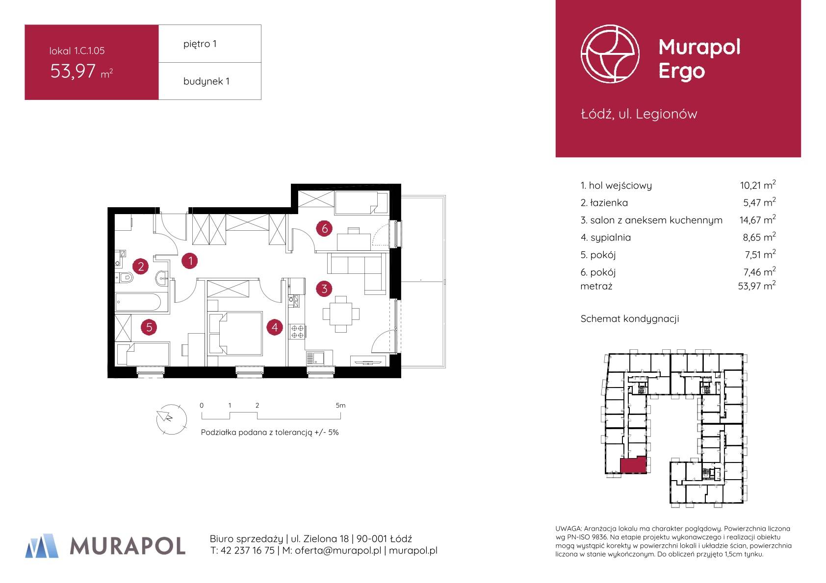 Murapol Ergo – inwestycja Murapol - lokal 1.C.1.05, budynek C