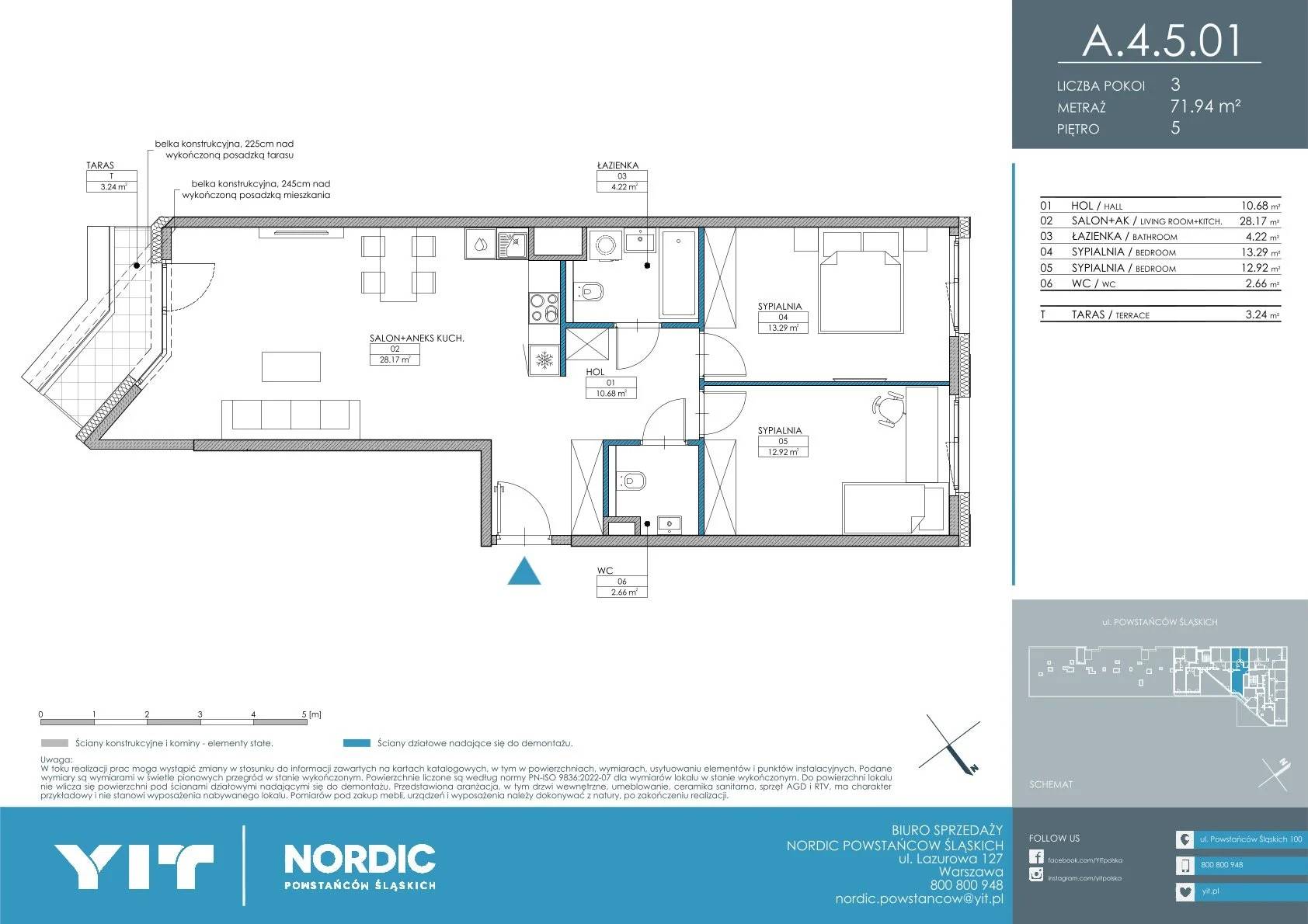 Nordic Powstańców Śląskich - lokal A 4.5.01, budynek PGPL100110