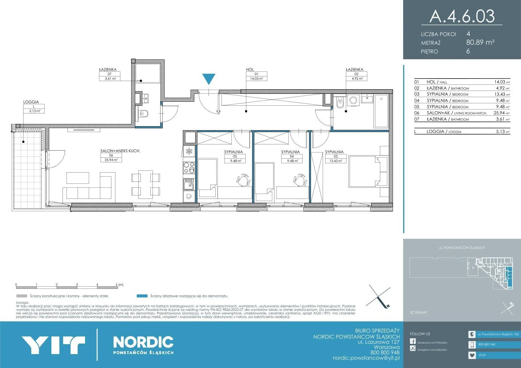 Nordic Powstańców Śląskich - lokal A 4.6.03, budynek PGPL100110