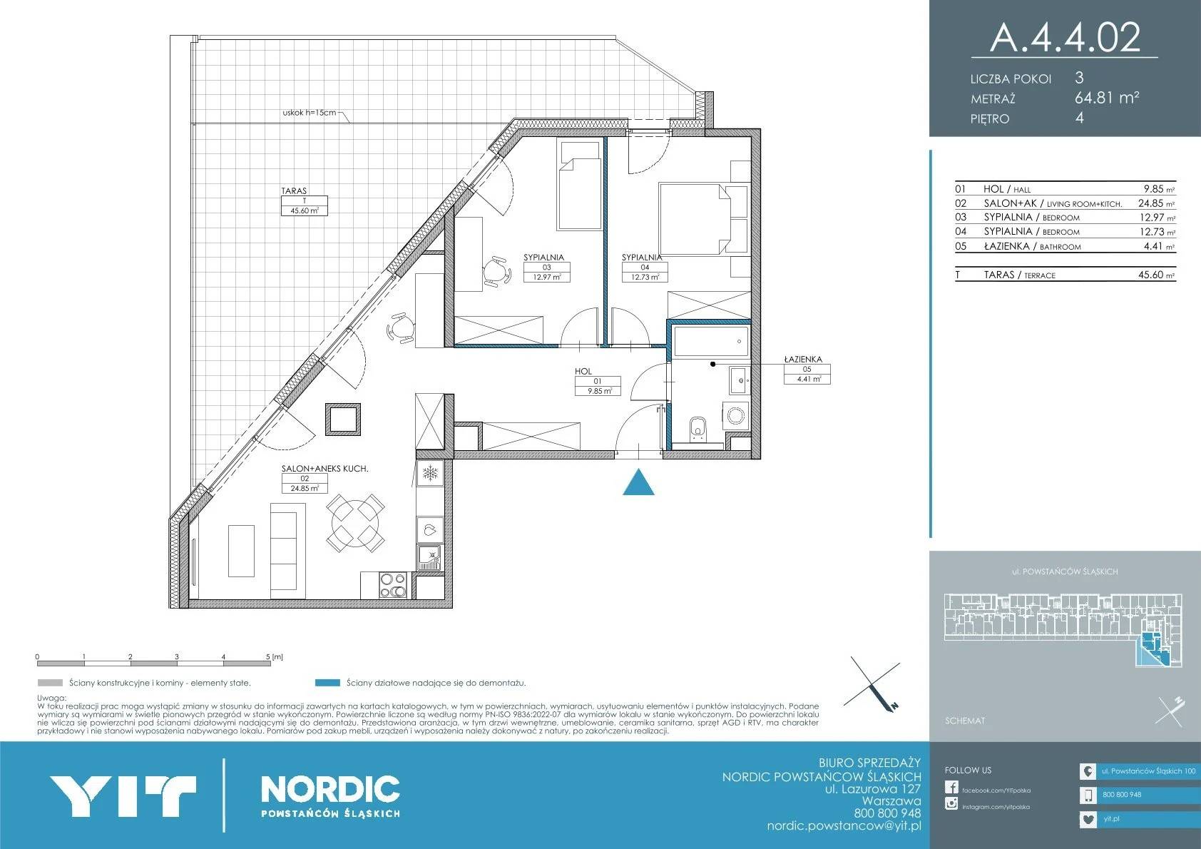 Nordic Powstańców Śląskich - lokal A 4.4.02, budynek PGPL100110