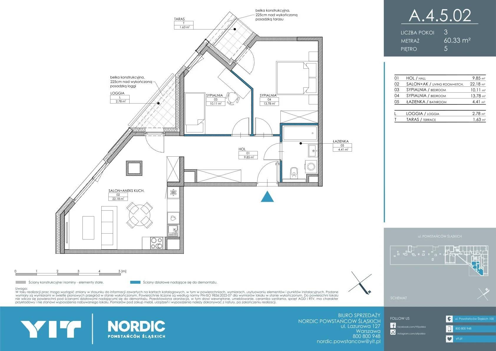 Nordic Powstańców Śląskich - lokal A 4.5.02, budynek PGPL100110