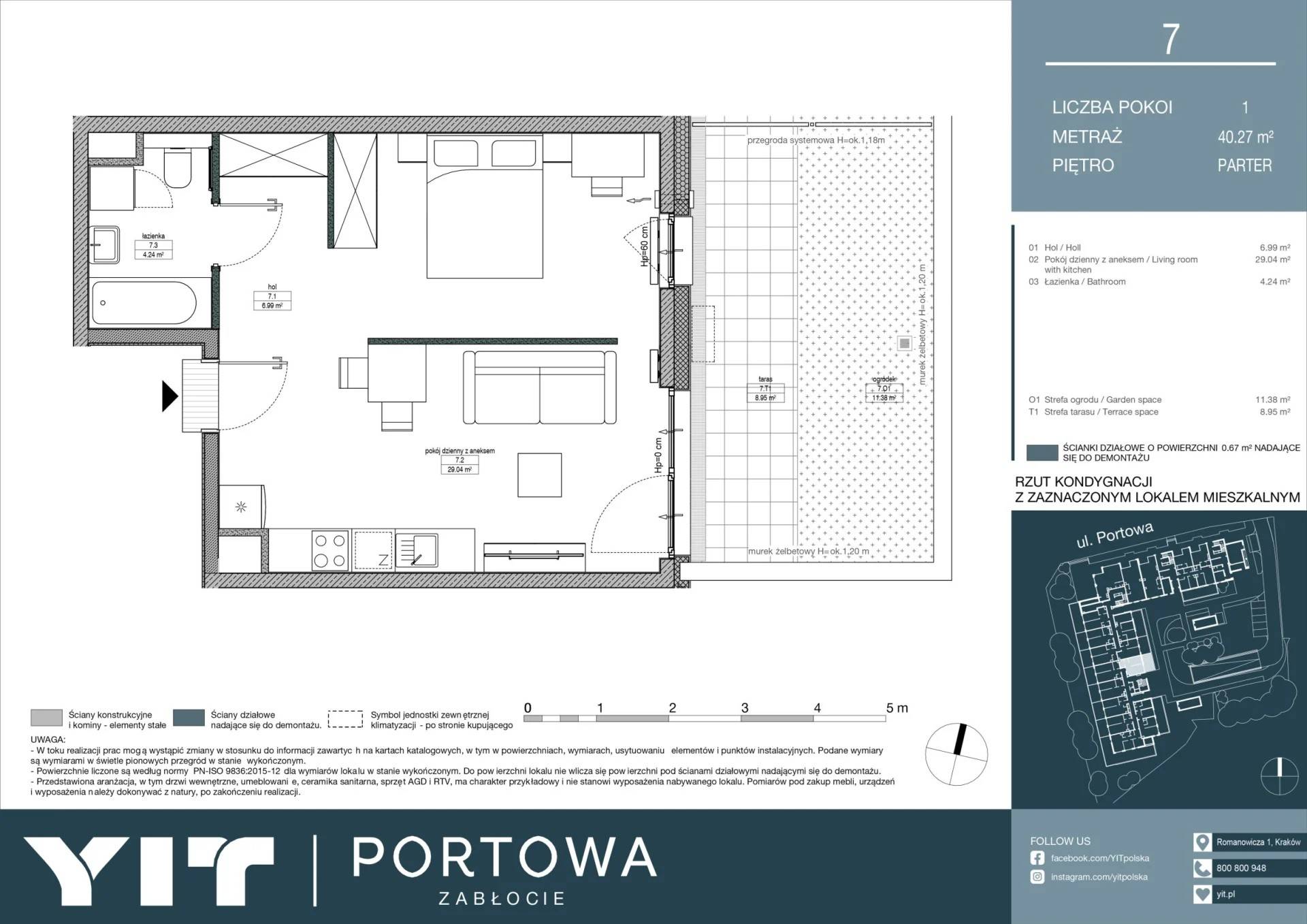 Portowa Zabłocie – inwestycja YIT - lokal 7, budynek 1-Z7MR4V