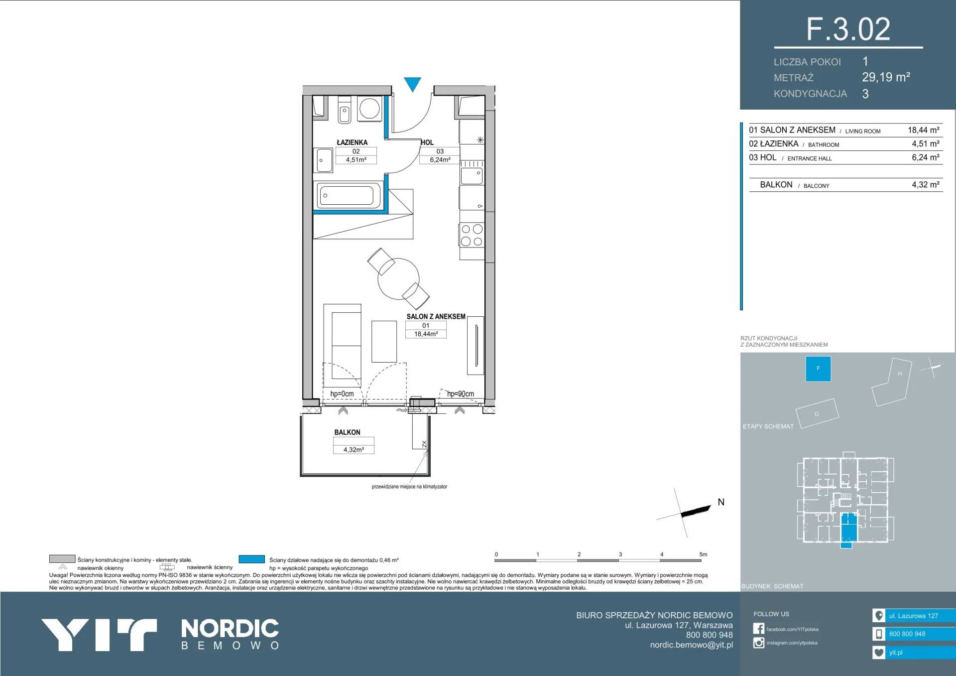 Nordic Bemowo - etap V - lokal F 3.02, budynek PGPL100126