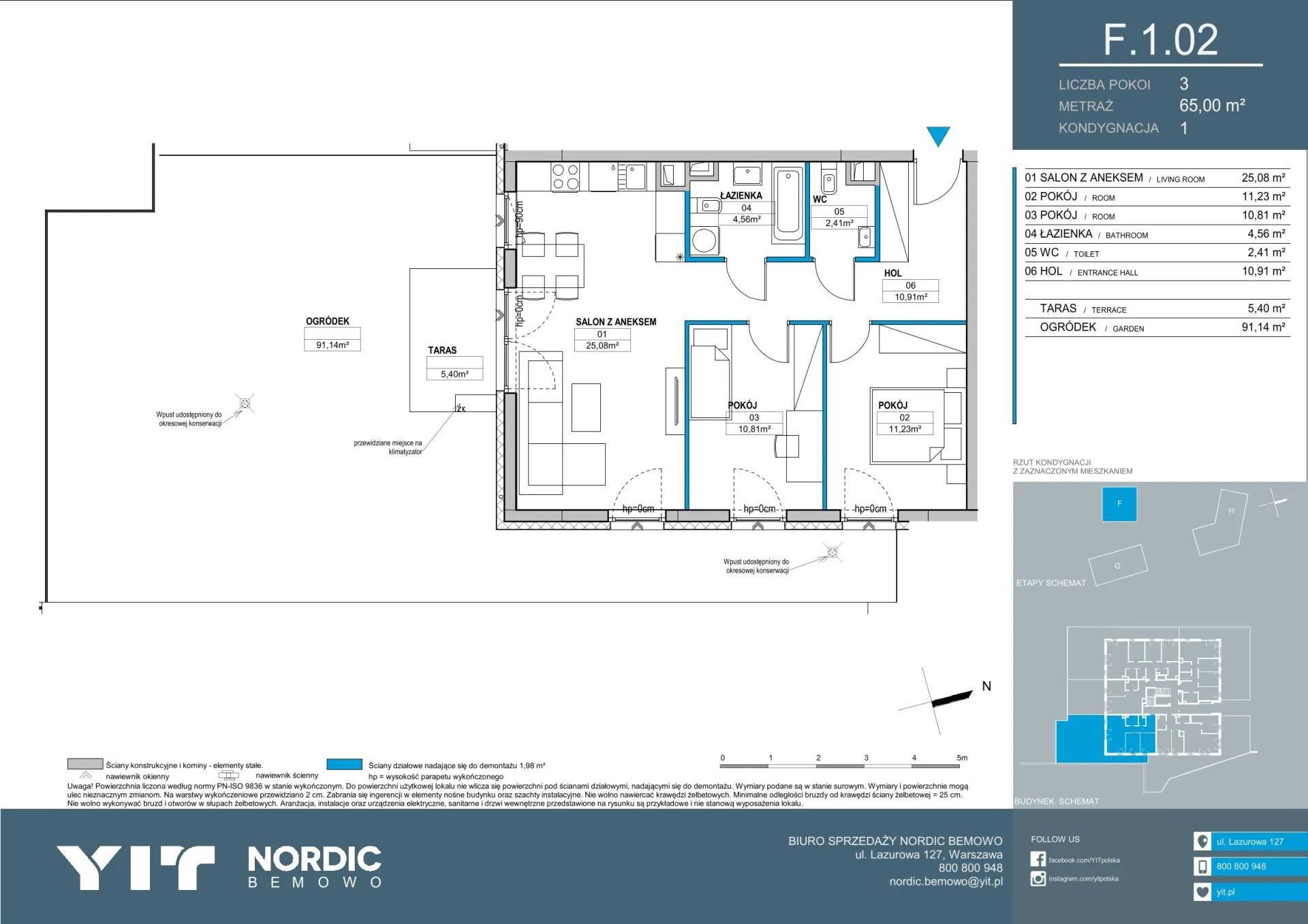 Nordic Bemowo - etap V - lokal F 1.02, budynek PGPL100126