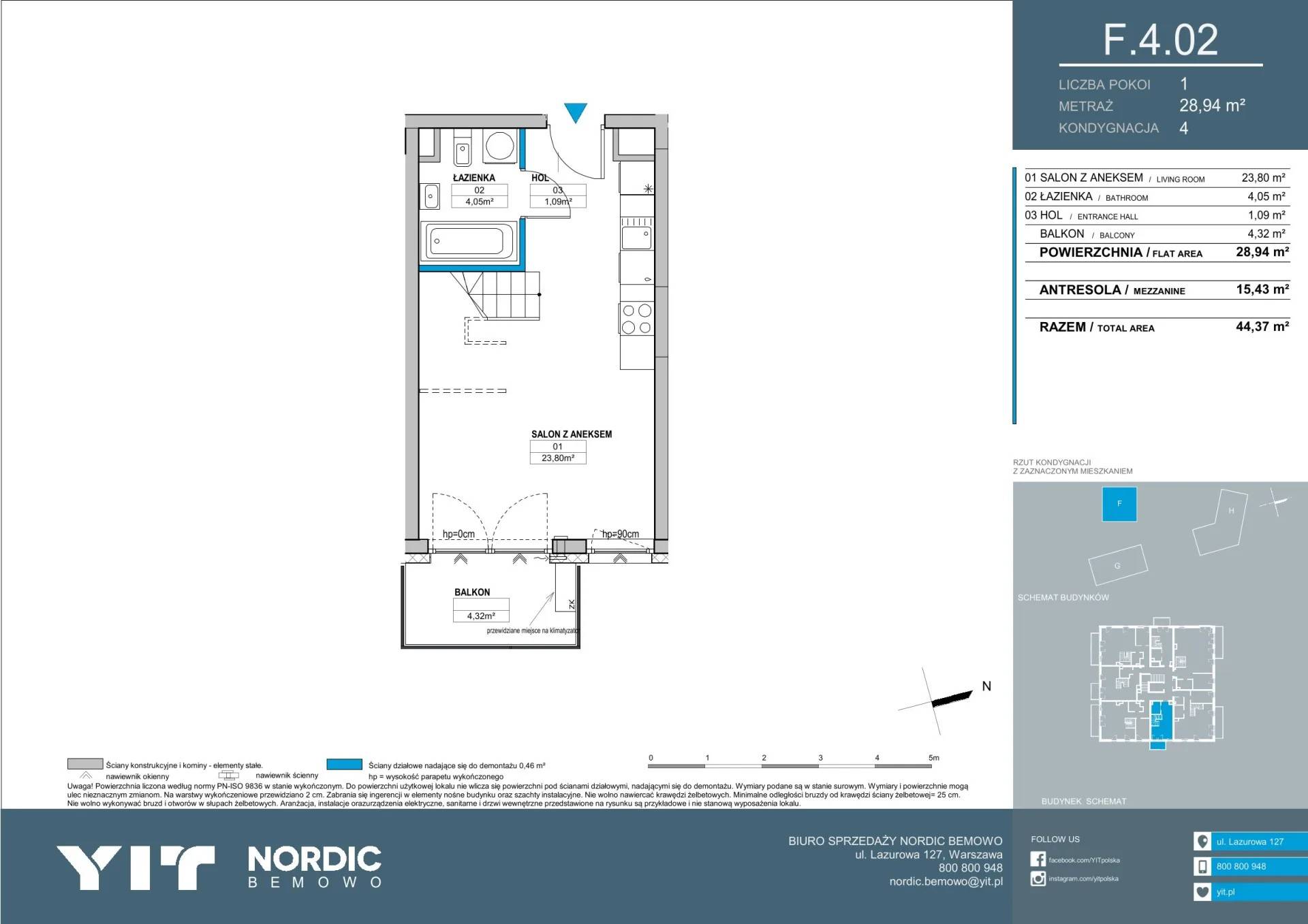 Nordic Bemowo - etap V - lokal F 4.02, budynek PGPL100126