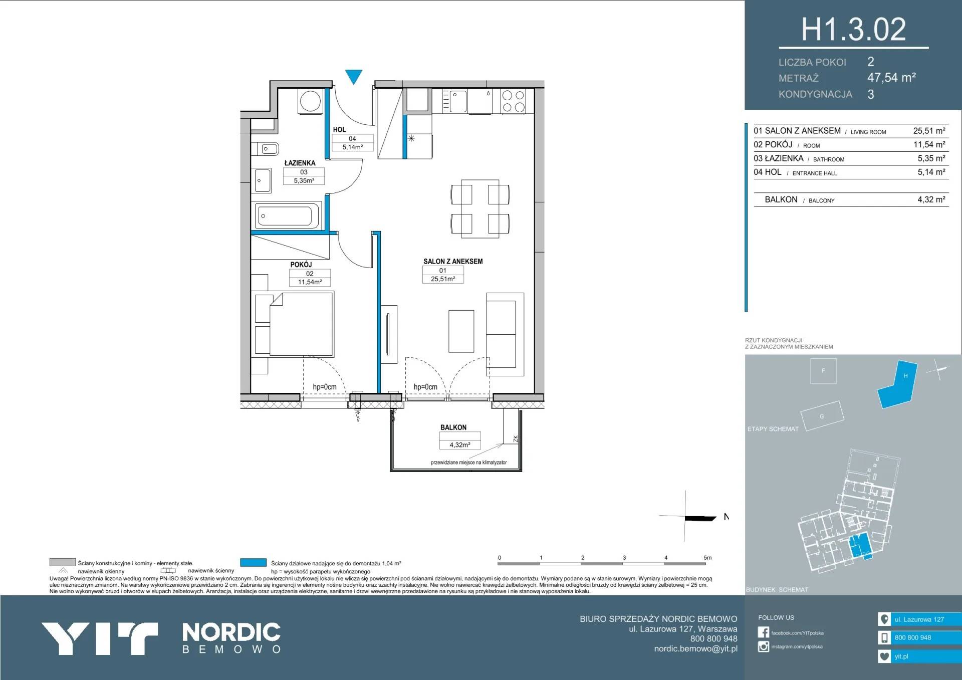 Nordic Bemowo - etap V - lokal H1 3.02, budynek PGPL100128