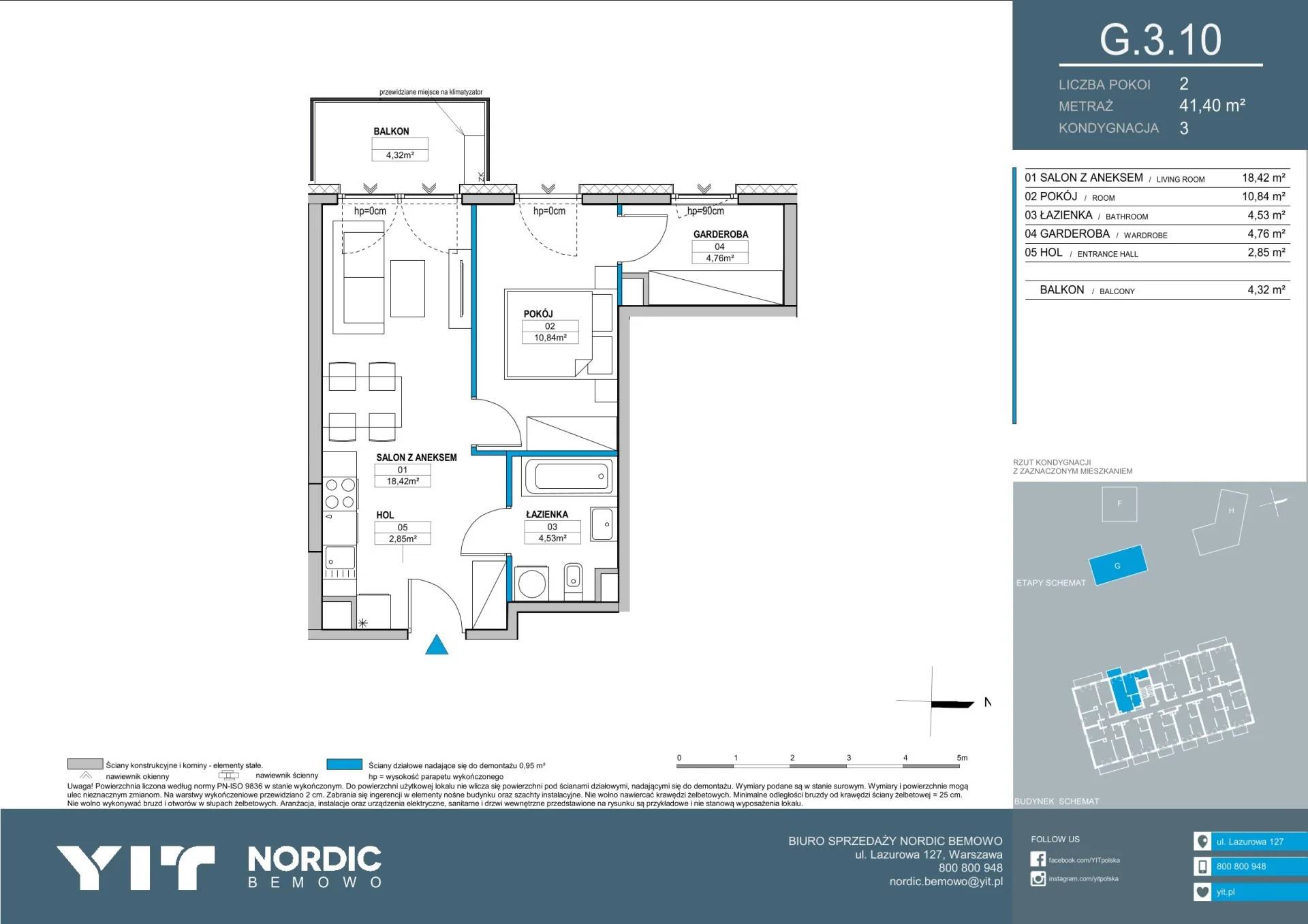 Nordic Bemowo - etap V - lokal G 3.10, budynek PGPL100127