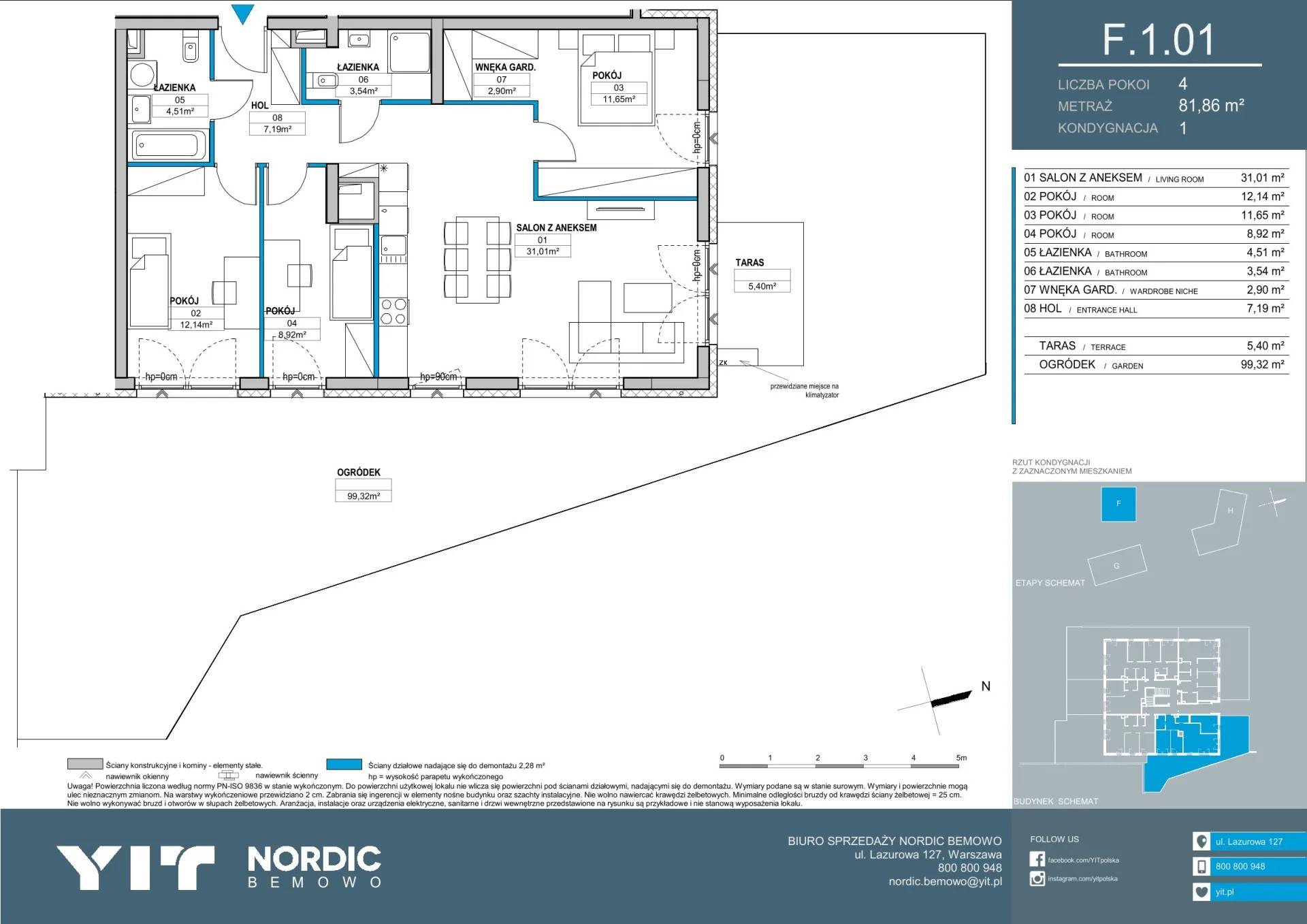 Nordic Bemowo - etap V - lokal F 1.01, budynek PGPL100126