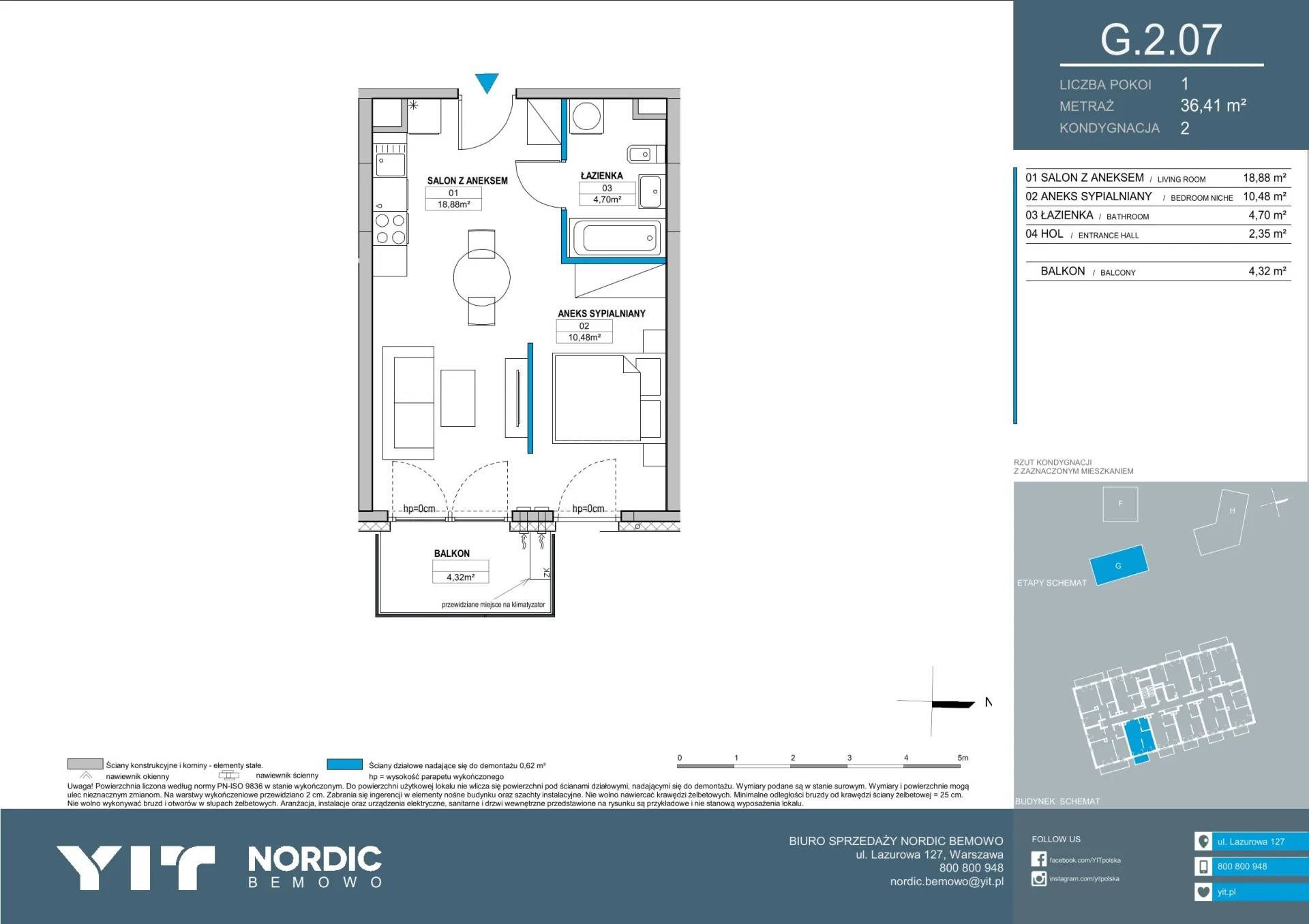 Nordic Bemowo - etap V - lokal G 2.07, budynek PGPL100127