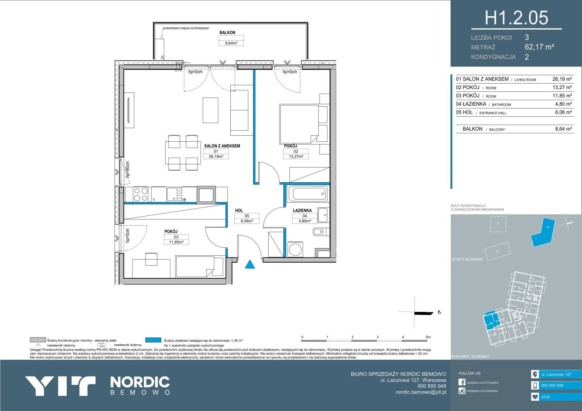Nordic Bemowo - etap V - lokal H1 2.05, budynek PGPL100128