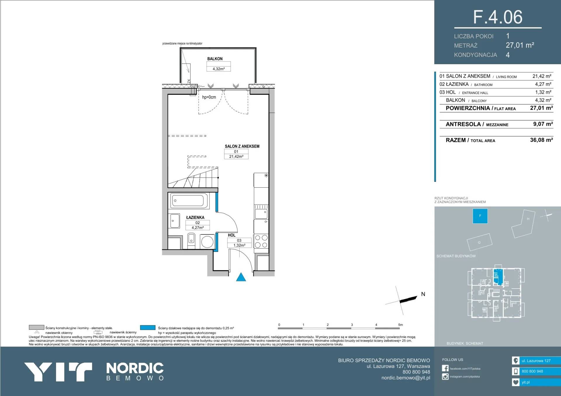 Nordic Bemowo - etap V - lokal F 4.06, budynek PGPL100126