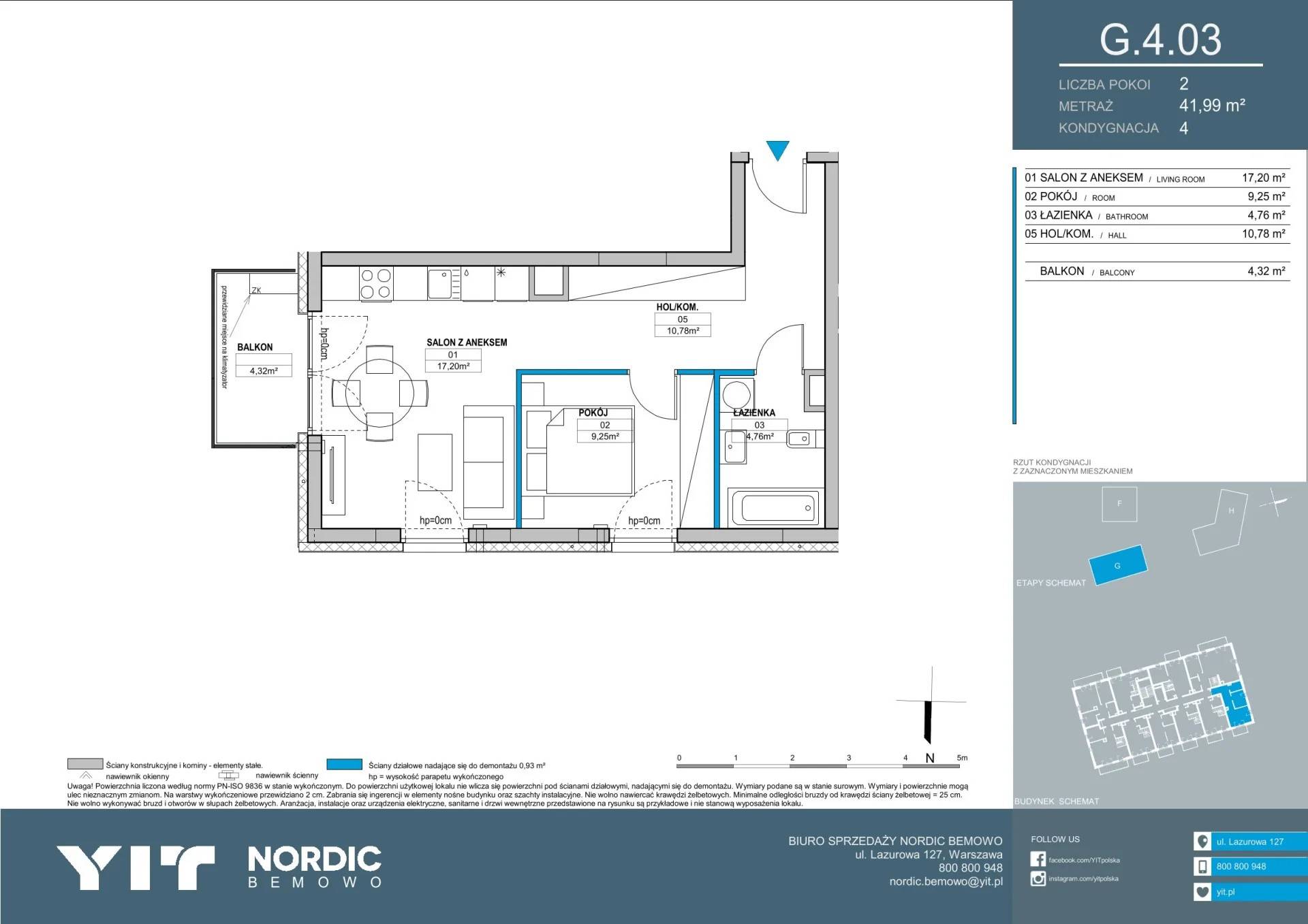 Nordic Bemowo - etap V - lokal G 4.03, budynek PGPL100127