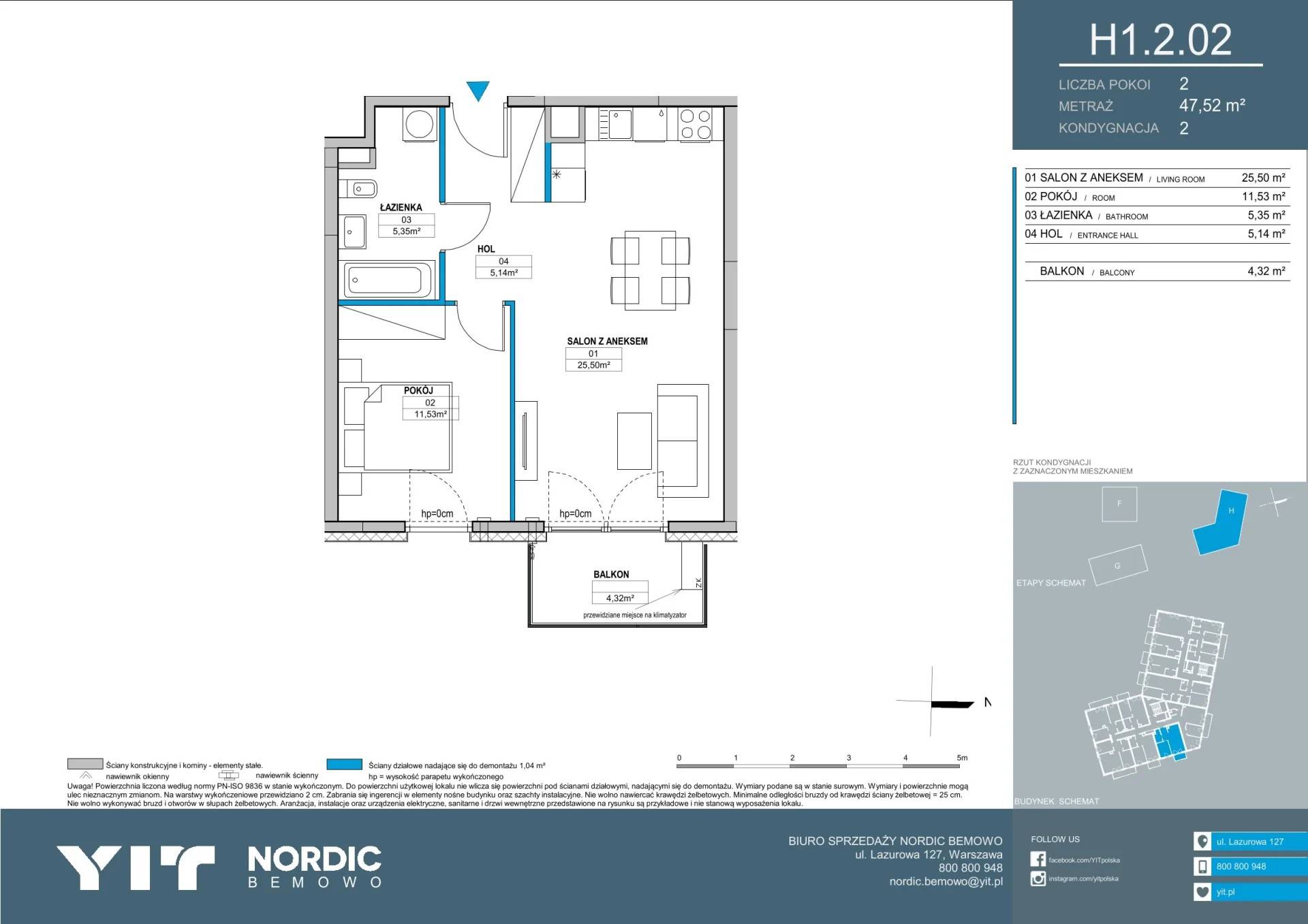 Nordic Bemowo - etap V - lokal H1 2.02, budynek PGPL100128