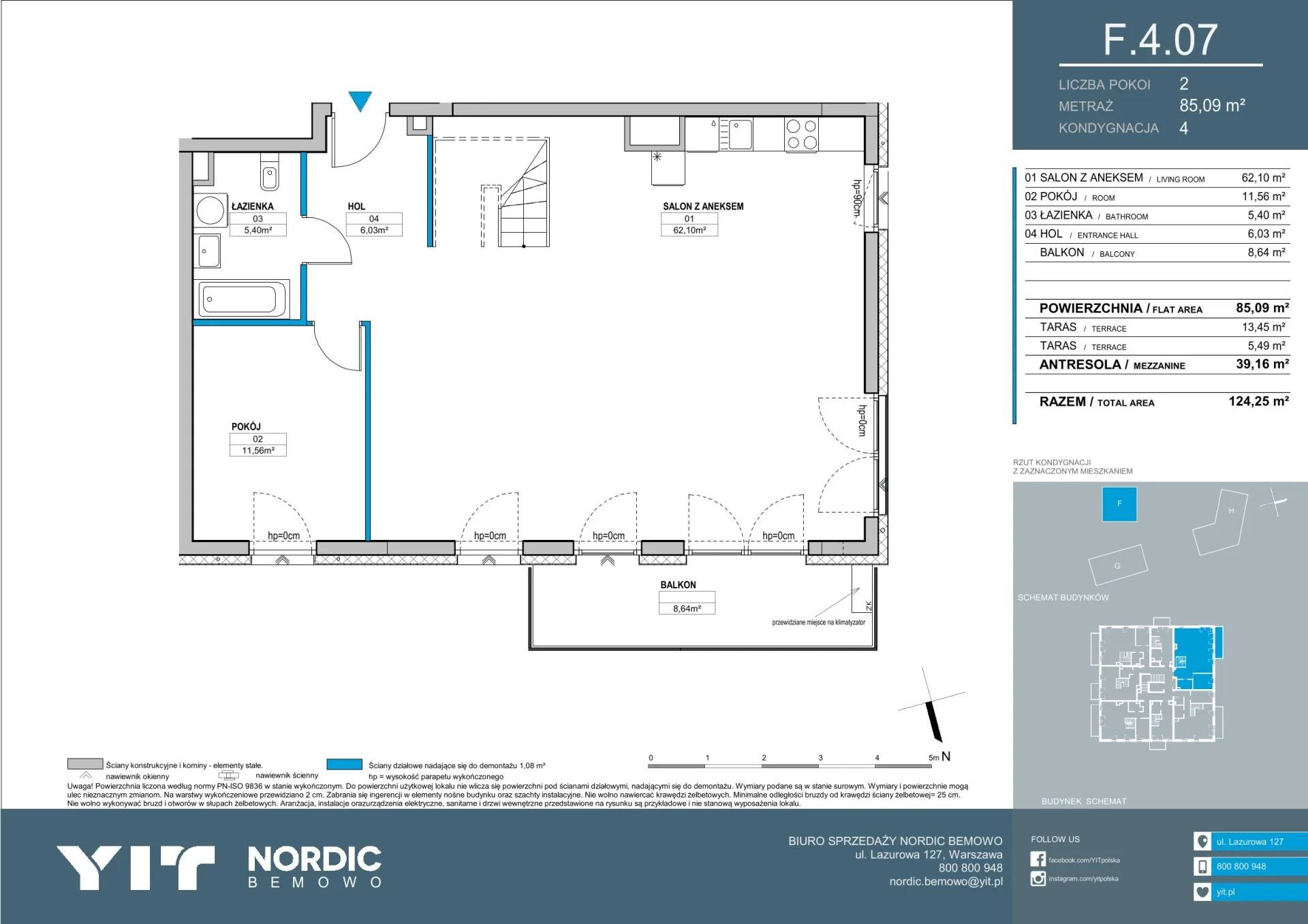 Nordic Bemowo - etap V - lokal F 4.07, budynek PGPL100126