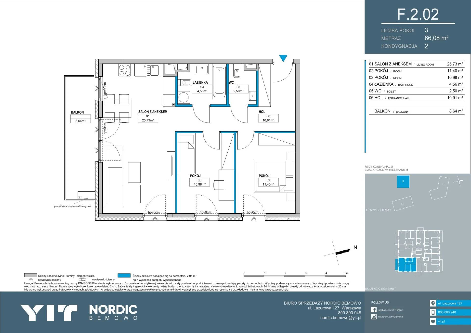 Nordic Bemowo - etap V - lokal F 2.02, budynek PGPL100126
