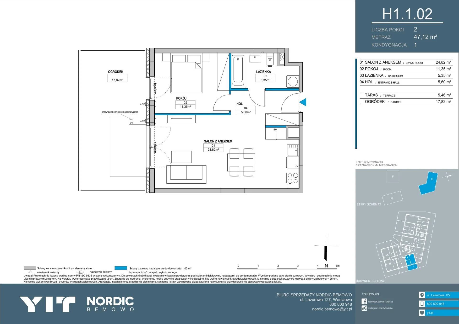 Nordic Bemowo - etap V - lokal H1 1.02, budynek PGPL100128