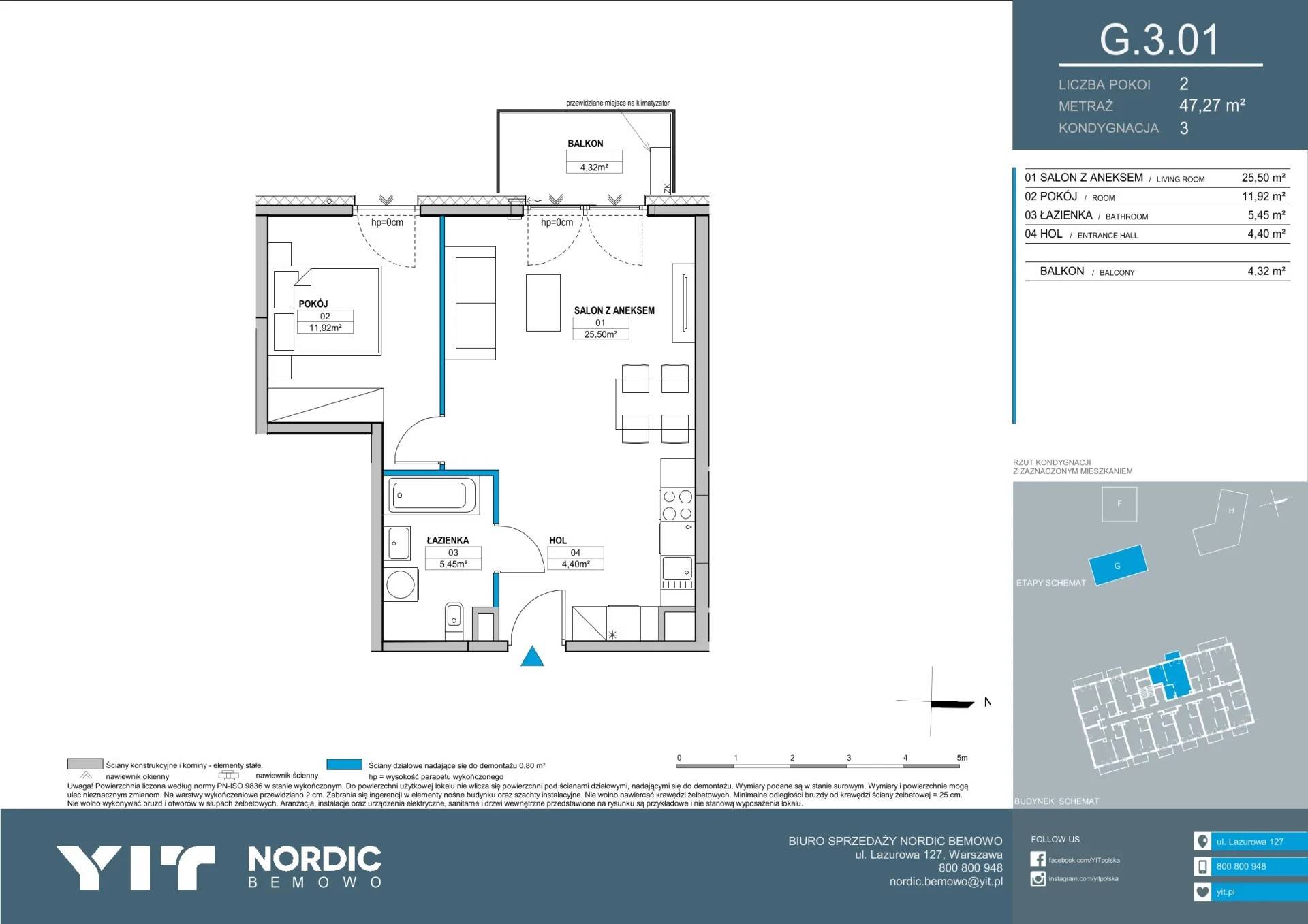 Nordic Bemowo - etap V - lokal G 3.01, budynek PGPL100127