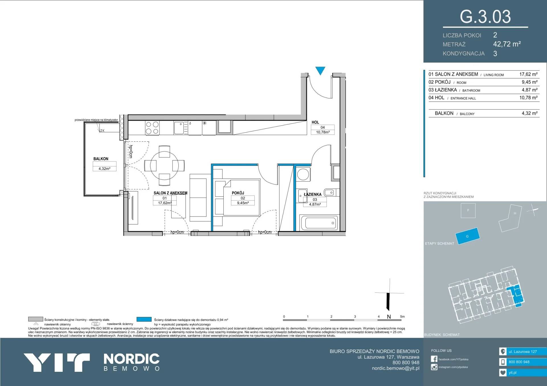 Nordic Bemowo - etap V - lokal G 3.03, budynek PGPL100127