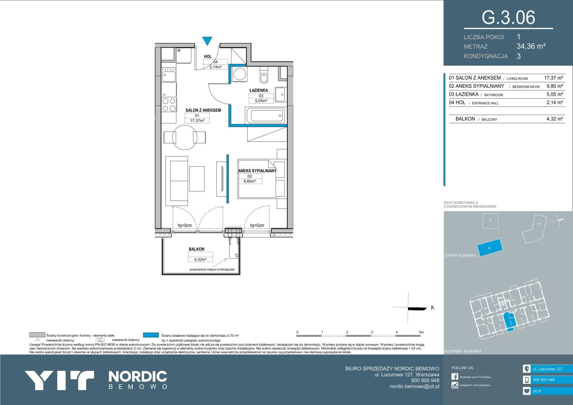 Nordic Bemowo - etap V - lokal G 3.06, budynek PGPL100127