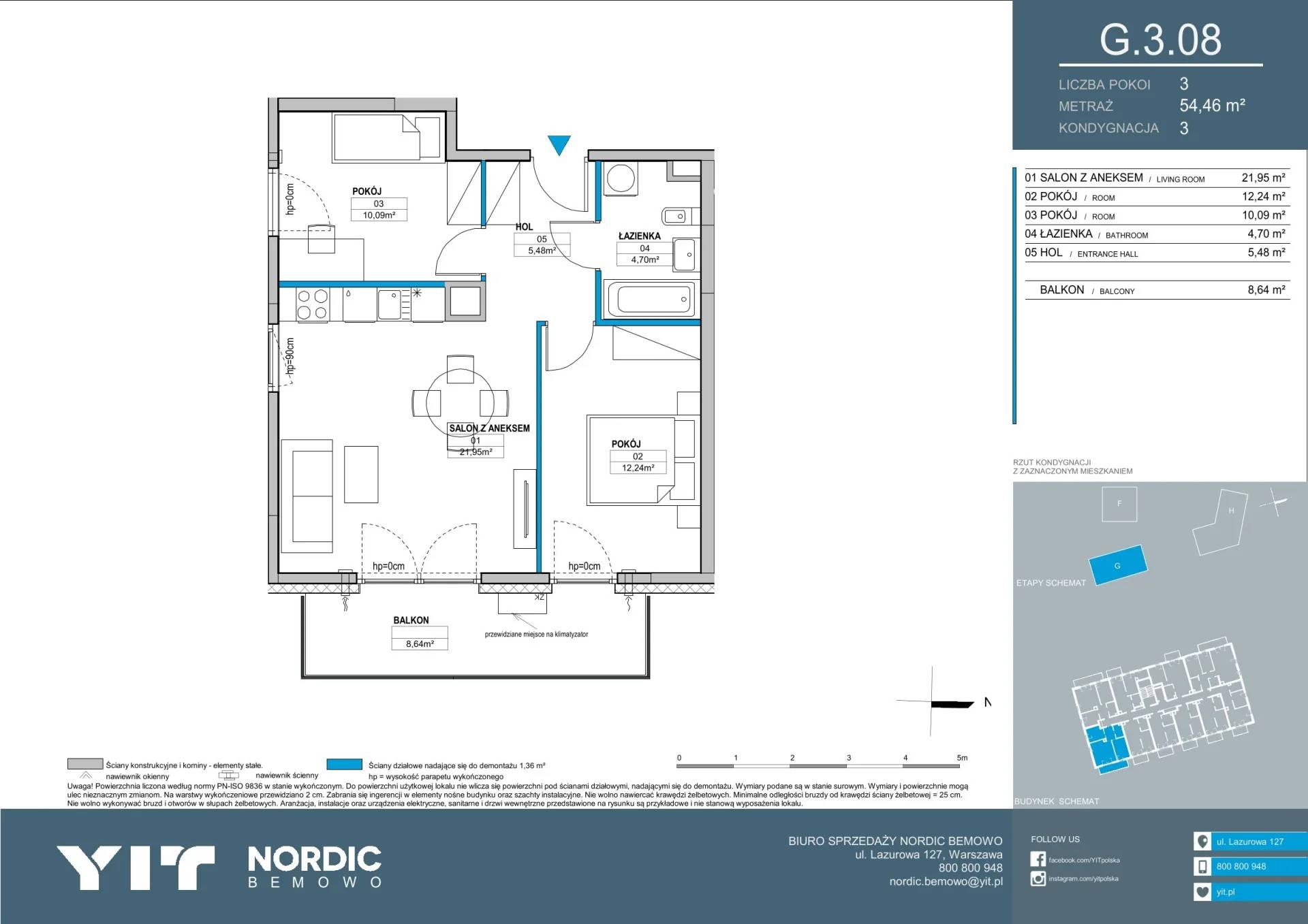 Nordic Bemowo - etap V - lokal G 3.08, budynek PGPL100127