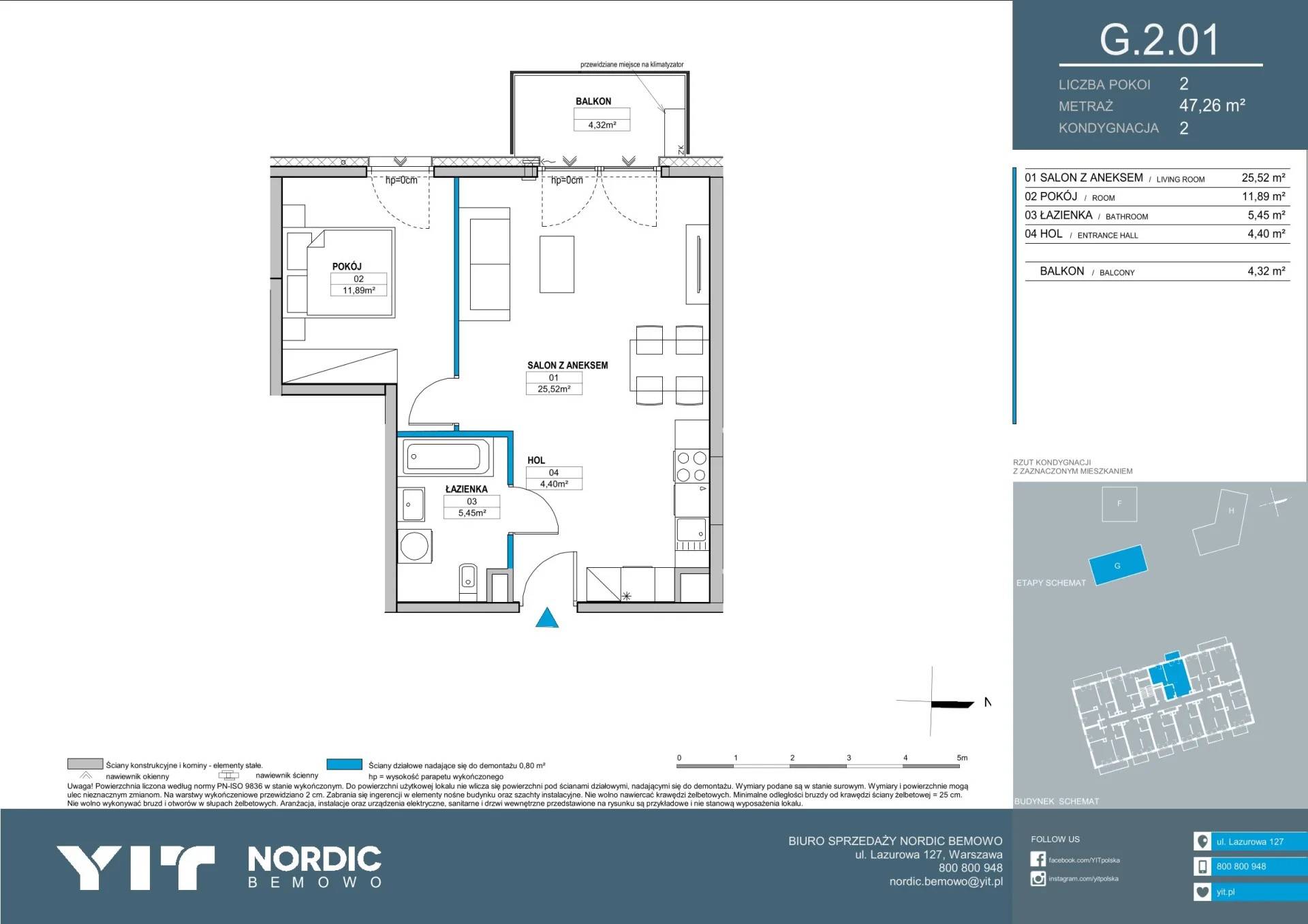 Nordic Bemowo - etap V - lokal G 2.01, budynek PGPL100127