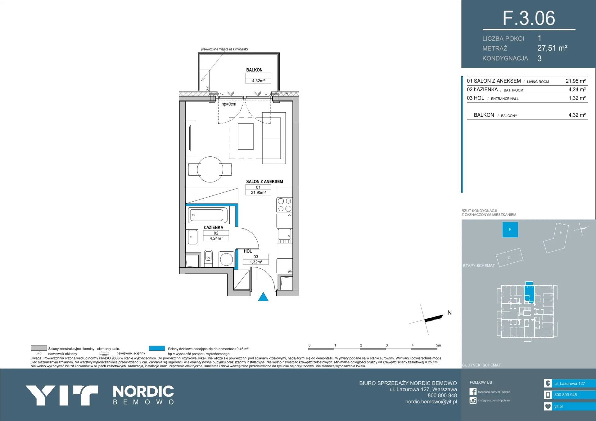 Nordic Bemowo - etap V - lokal F 3.06, budynek PGPL100126