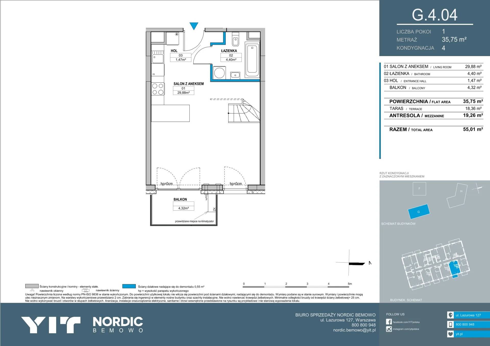 Nordic Bemowo - etap V - lokal G 4.04, budynek PGPL100127