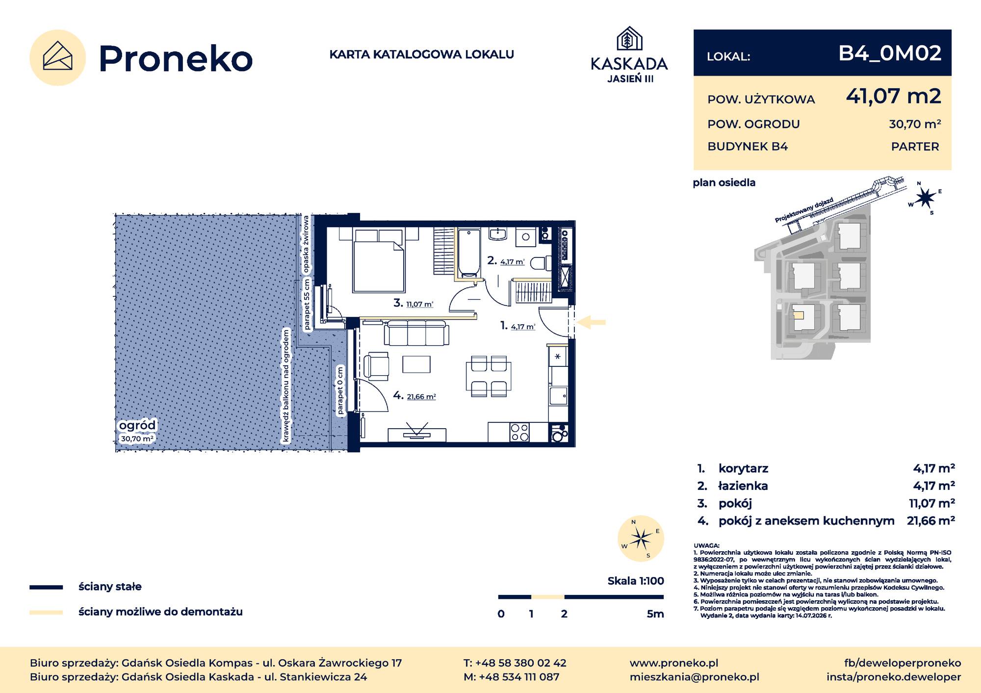 Osiedle Kompas – inwestycja Proneko - lokal B4_0M02