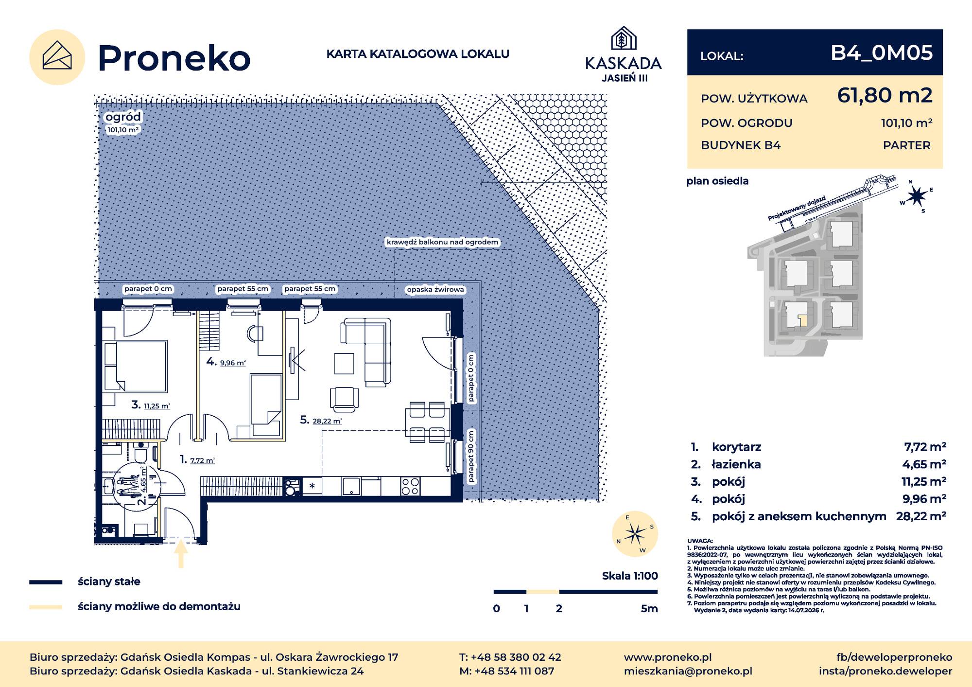 Osiedle Kompas – inwestycja Proneko - lokal B4_0M05