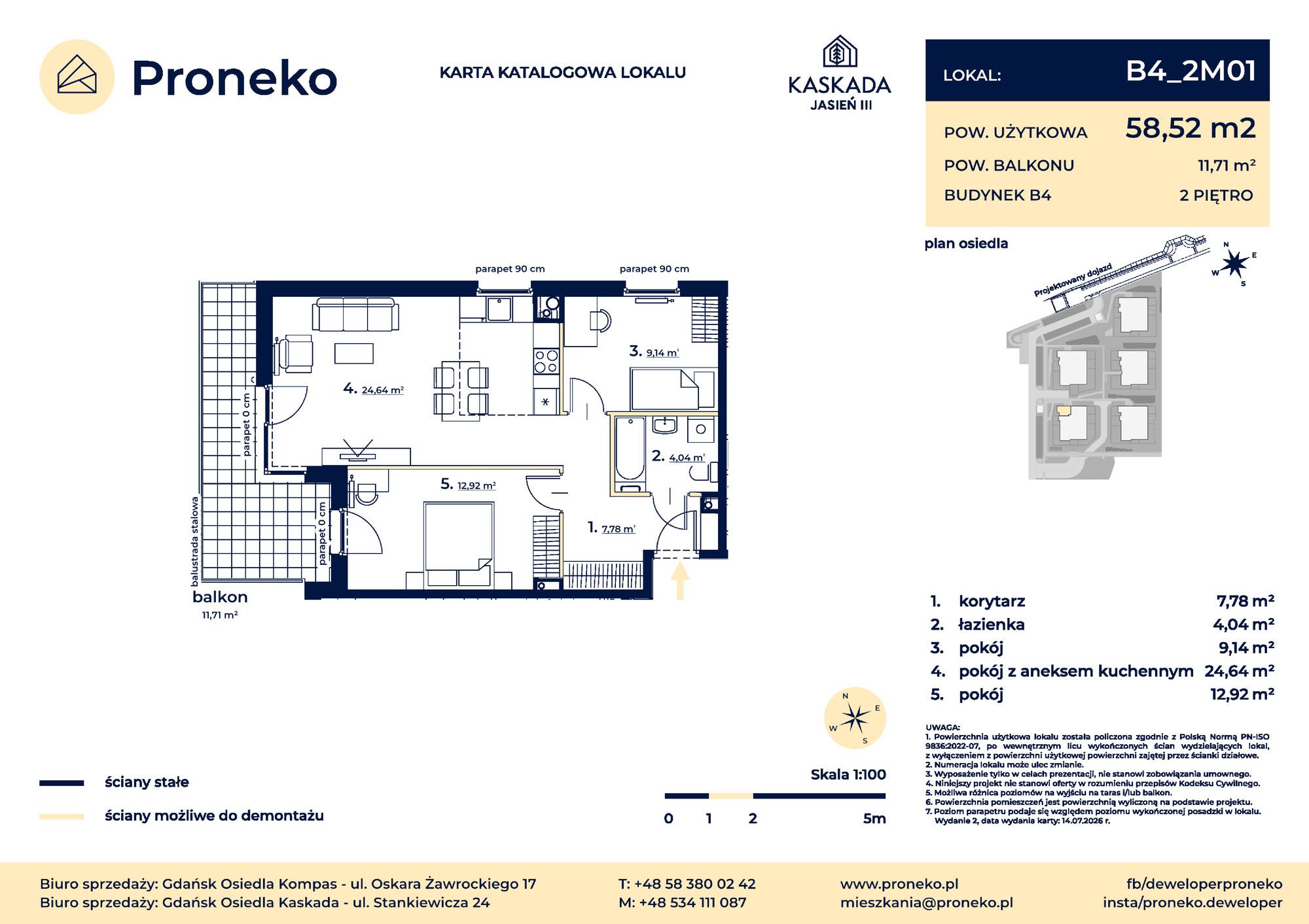 Osiedle Kompas – inwestycja Proneko - lokal B4_2M01