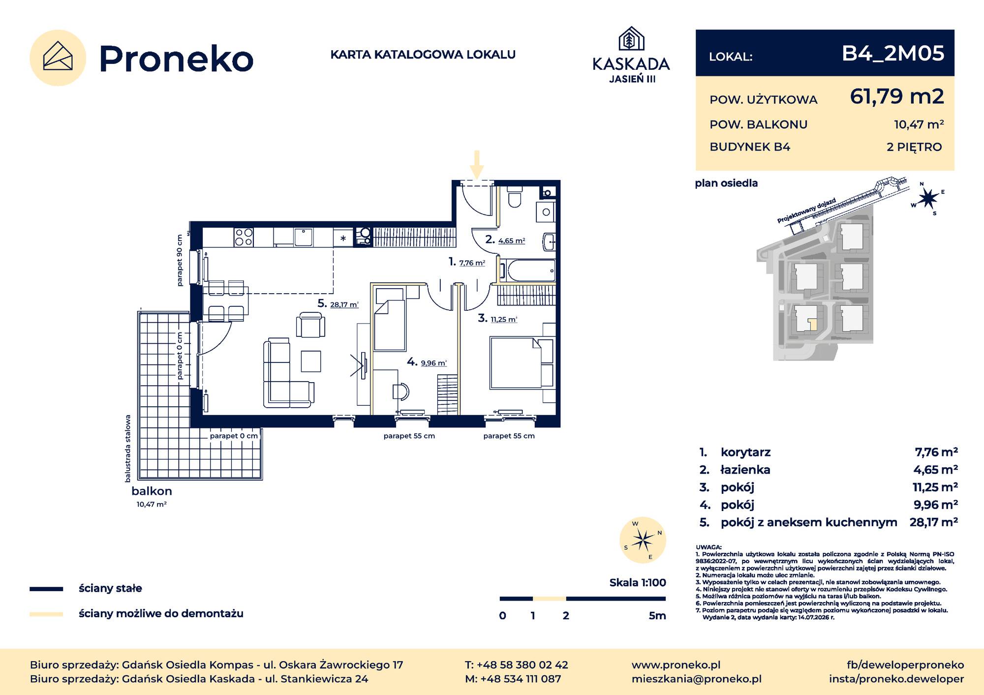 Osiedle Kompas – inwestycja Proneko - lokal B4_2M05