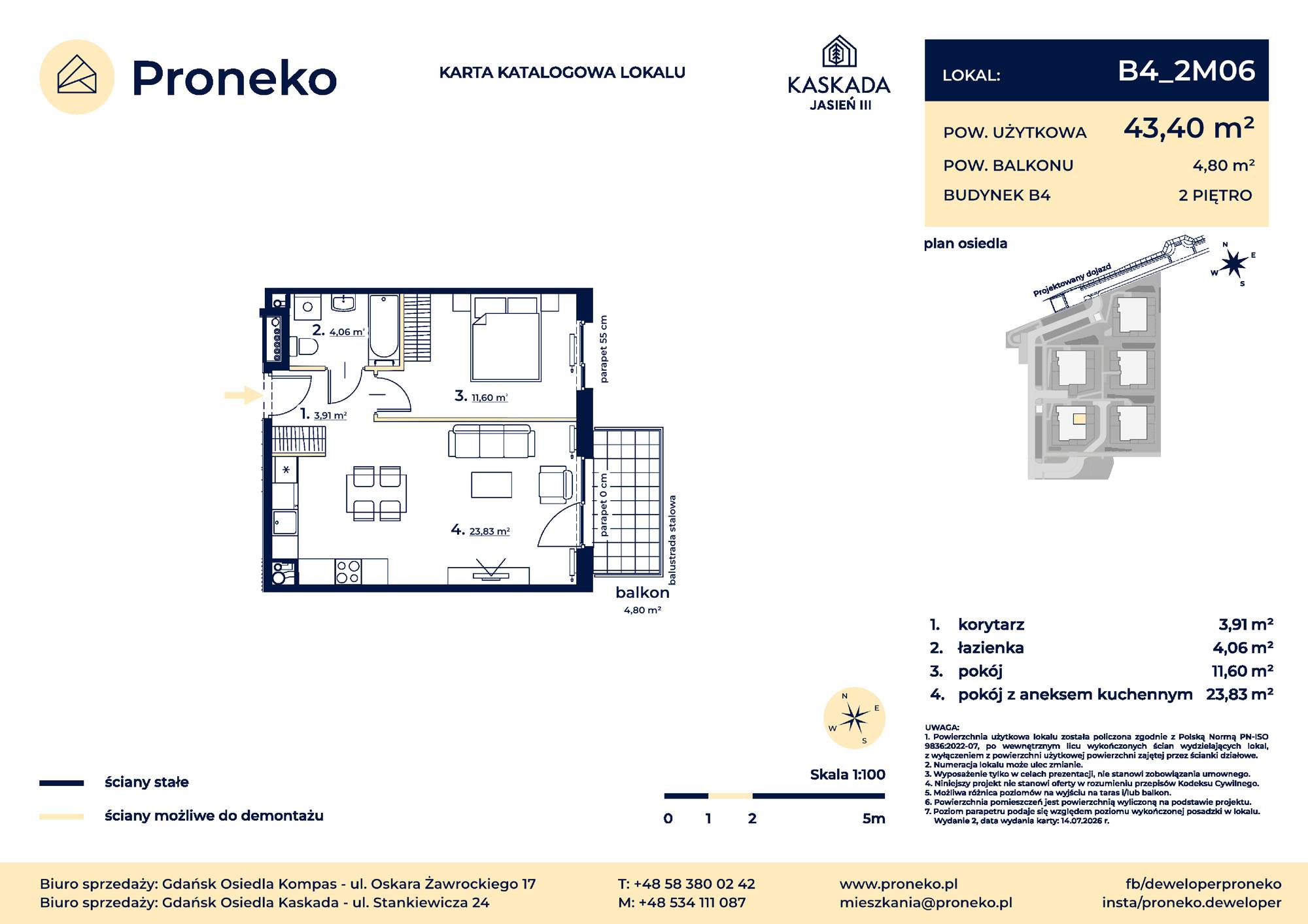 Osiedle Kompas – inwestycja Proneko - lokal B4_2M06