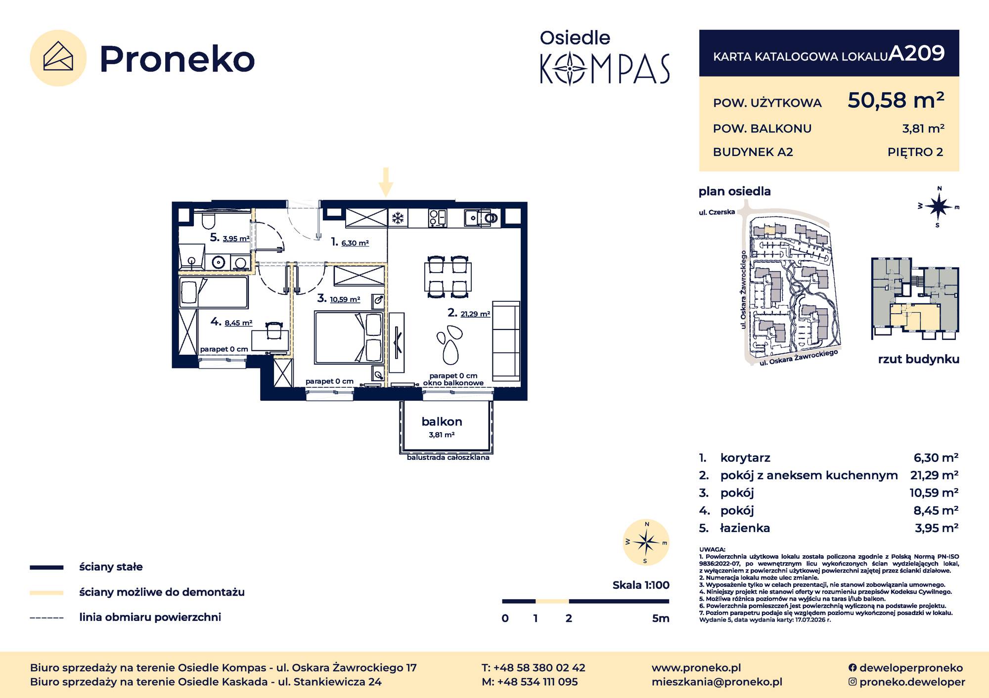 Osiedle Kompas – inwestycja Proneko - lokal A209