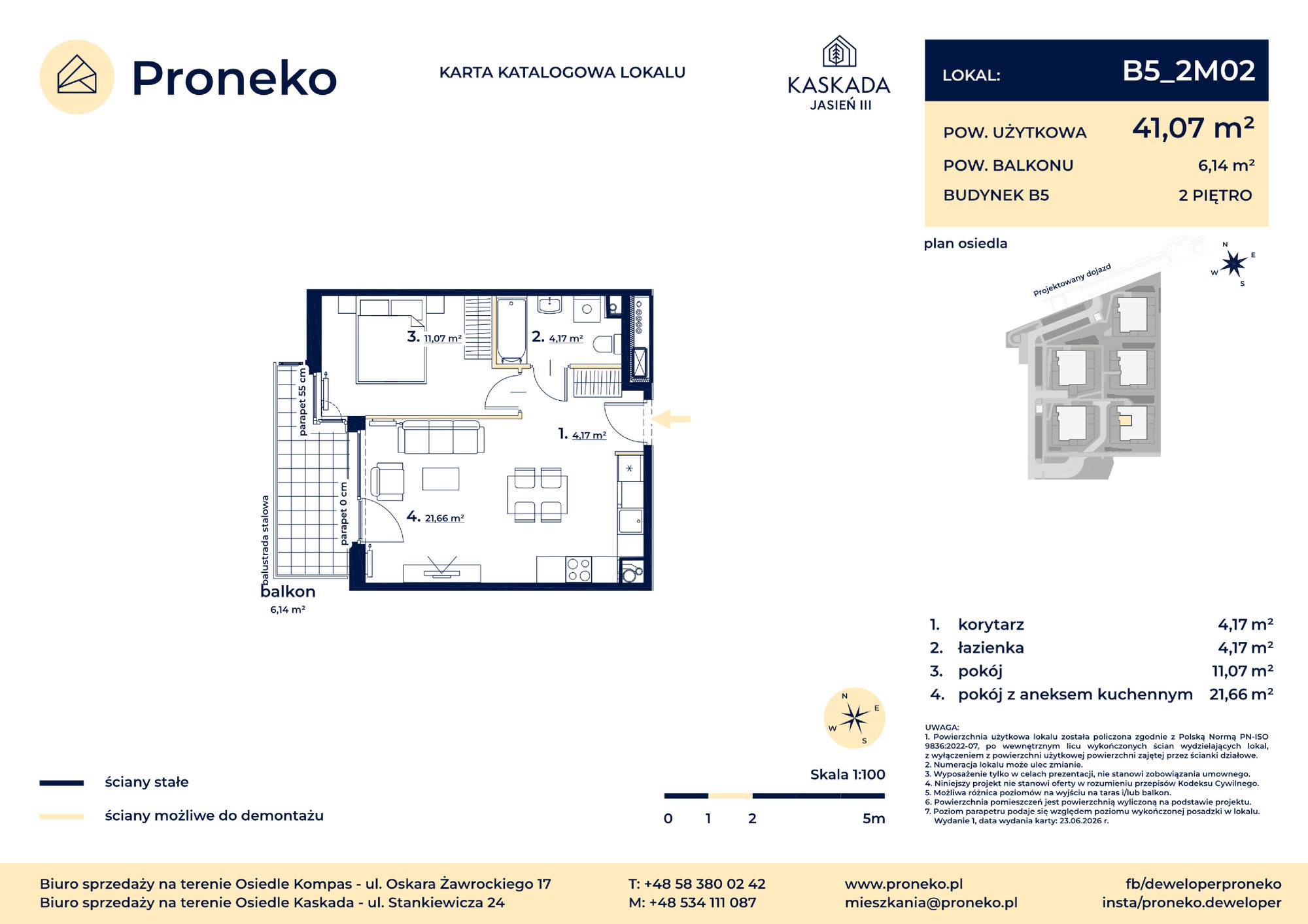 Osiedle Kompas – inwestycja Proneko - lokal B5_2M02