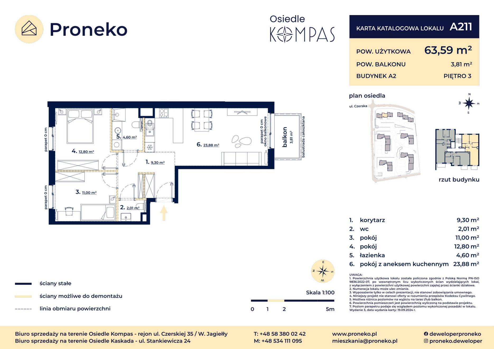 Osiedle Kompas – inwestycja Proneko - lokal A211