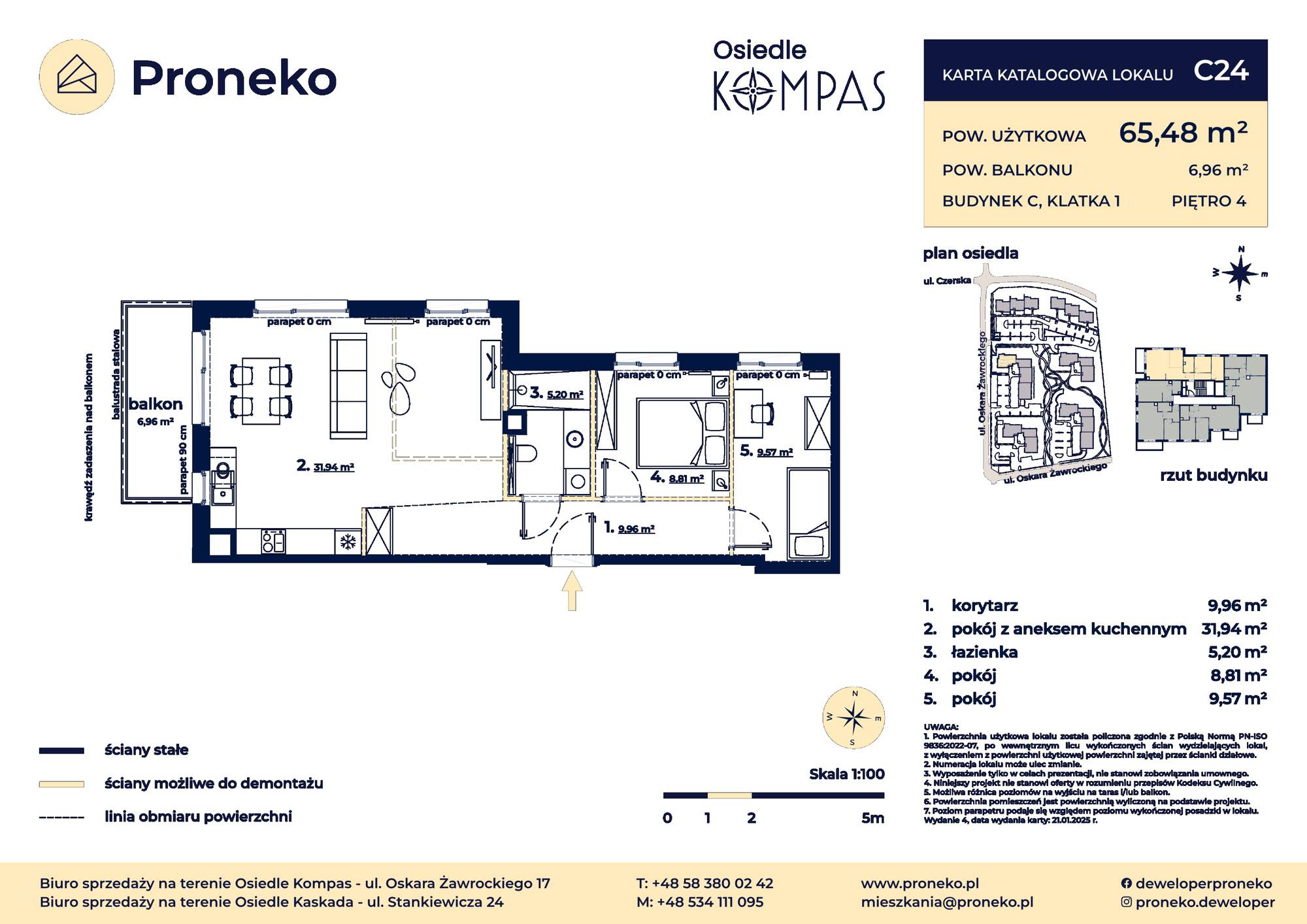 Osiedle Kompas – inwestycja Proneko - lokal C24