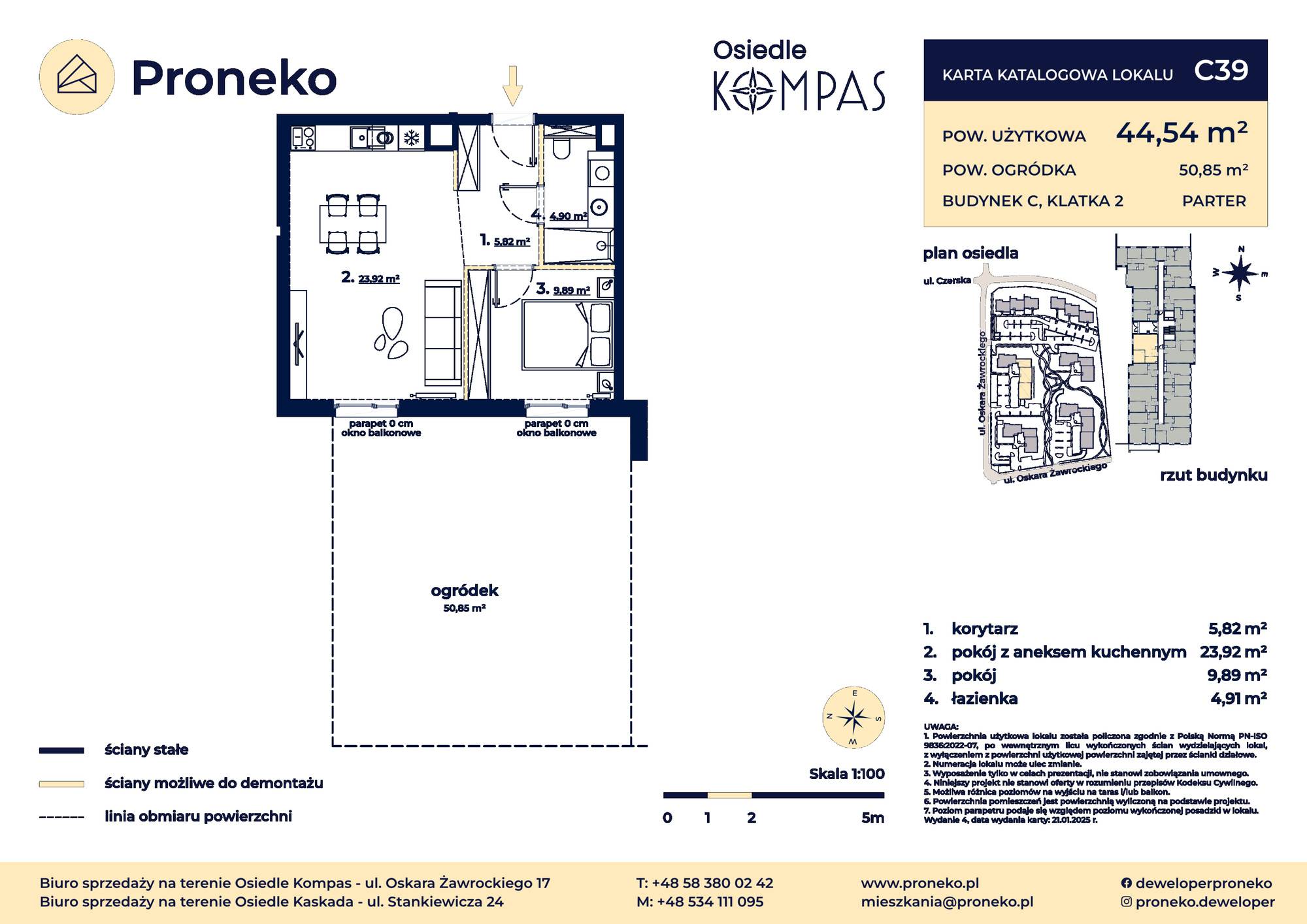 Osiedle Kompas – inwestycja Proneko - lokal C39