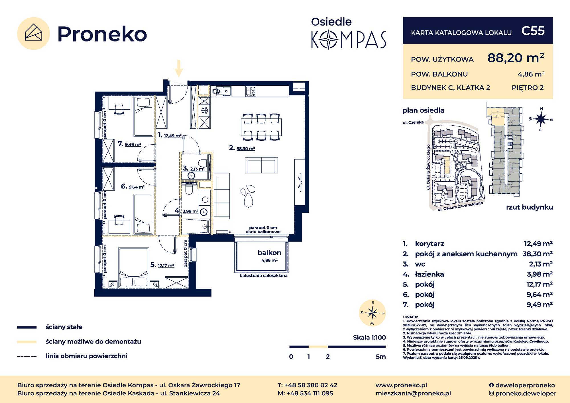 Osiedle Kompas – inwestycja Proneko - lokal C55