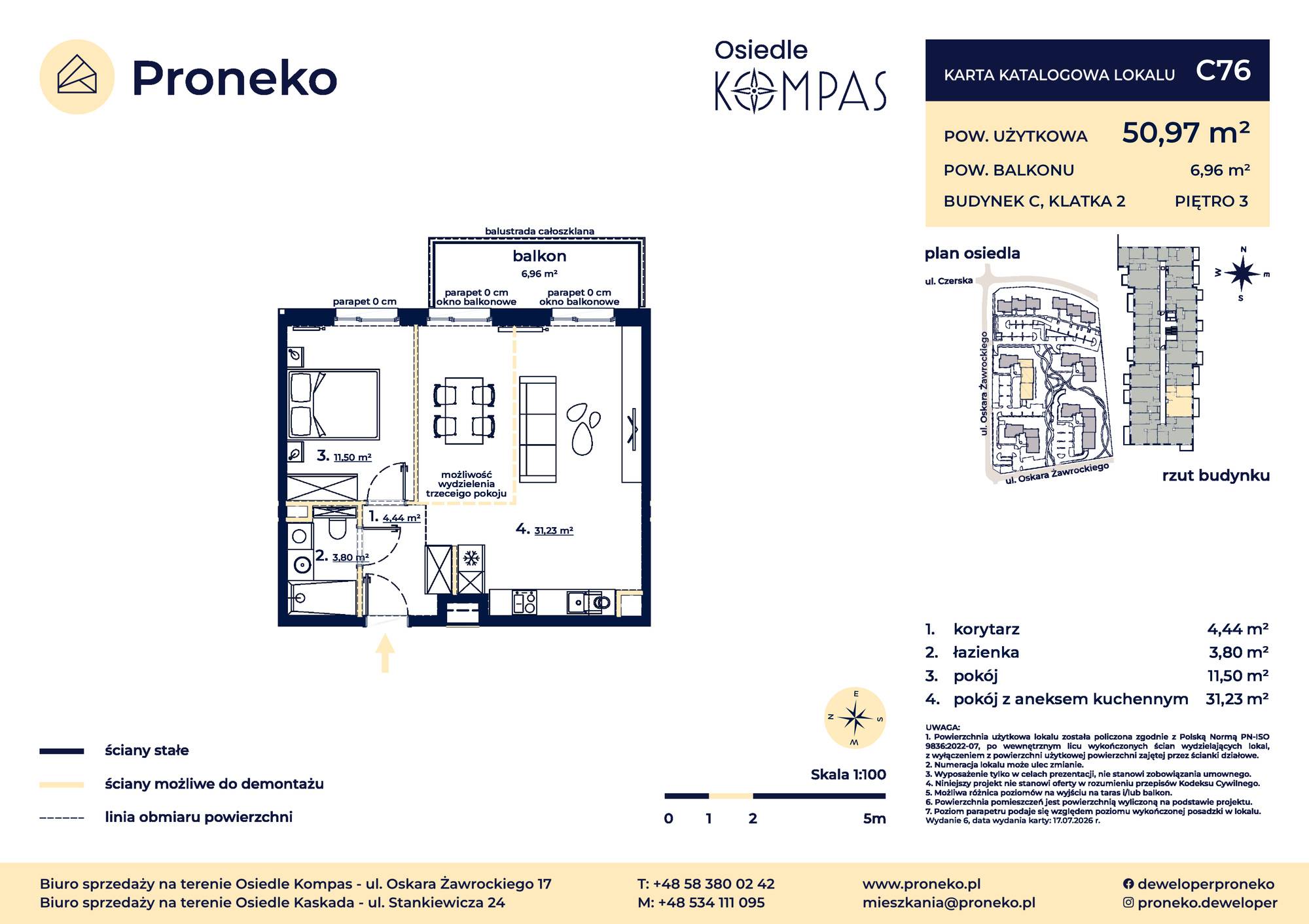 Osiedle Kompas – inwestycja Proneko - lokal C76