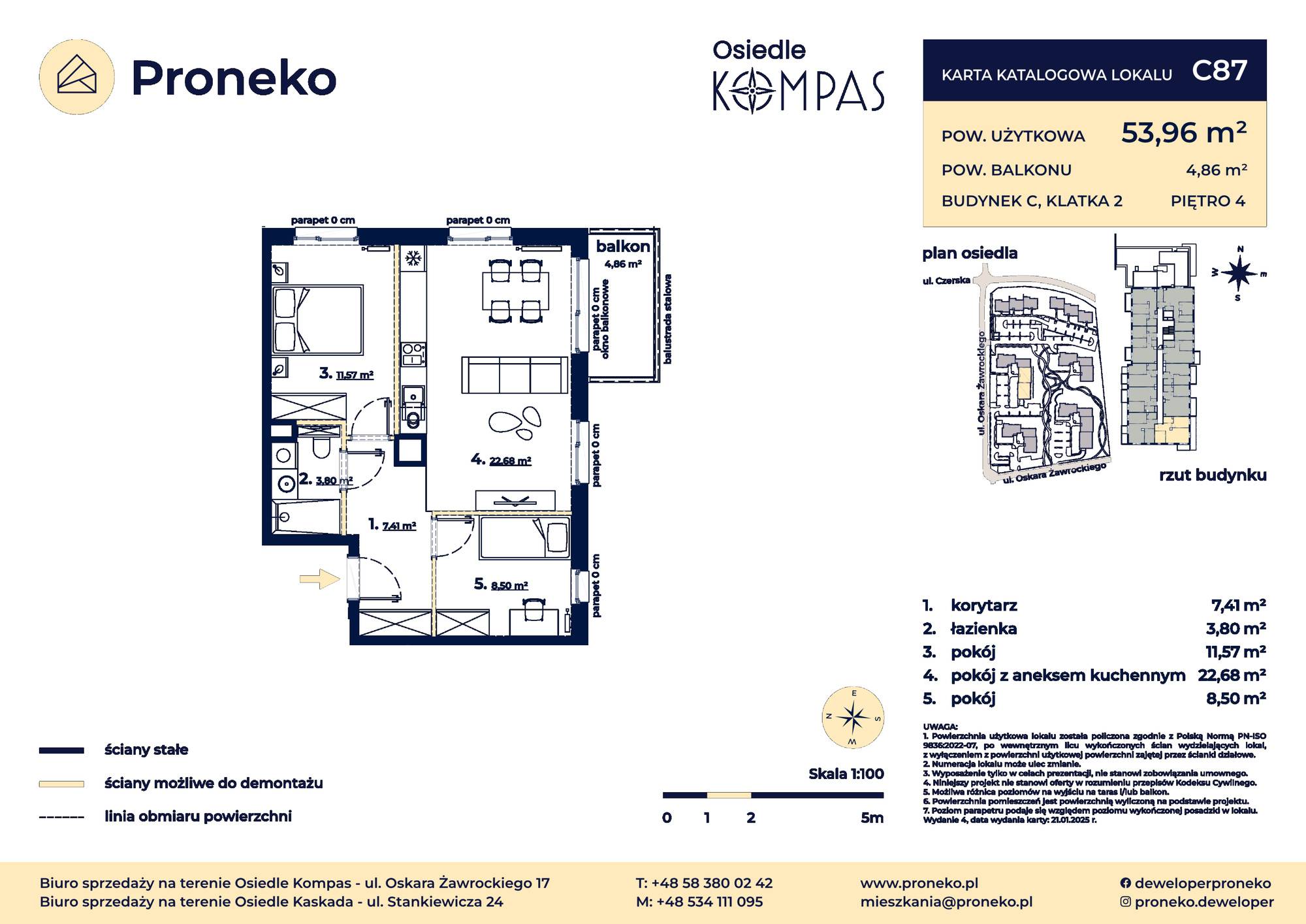 Osiedle Kompas – inwestycja Proneko - lokal C87