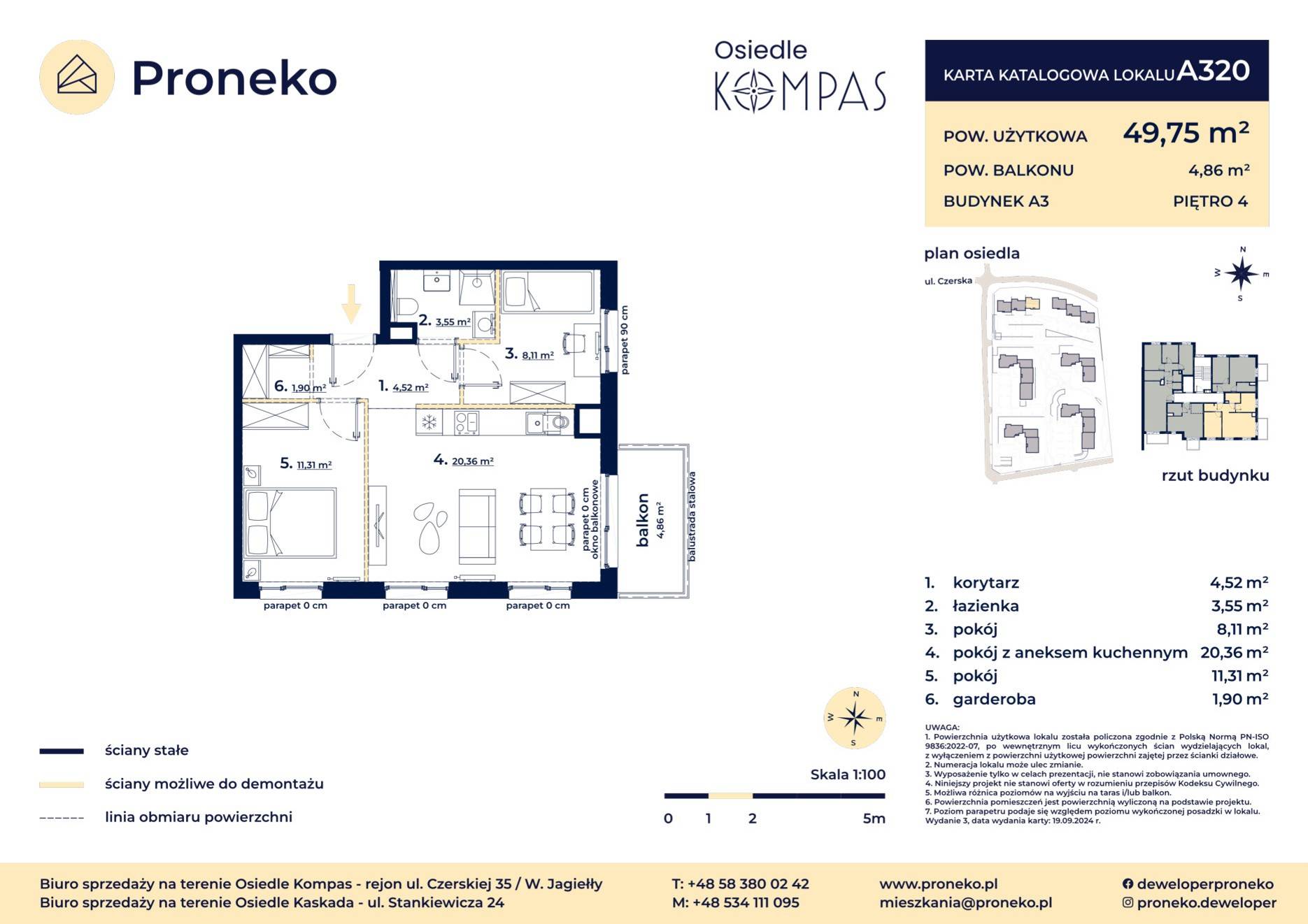 Osiedle Kompas – inwestycja Proneko - lokal A320